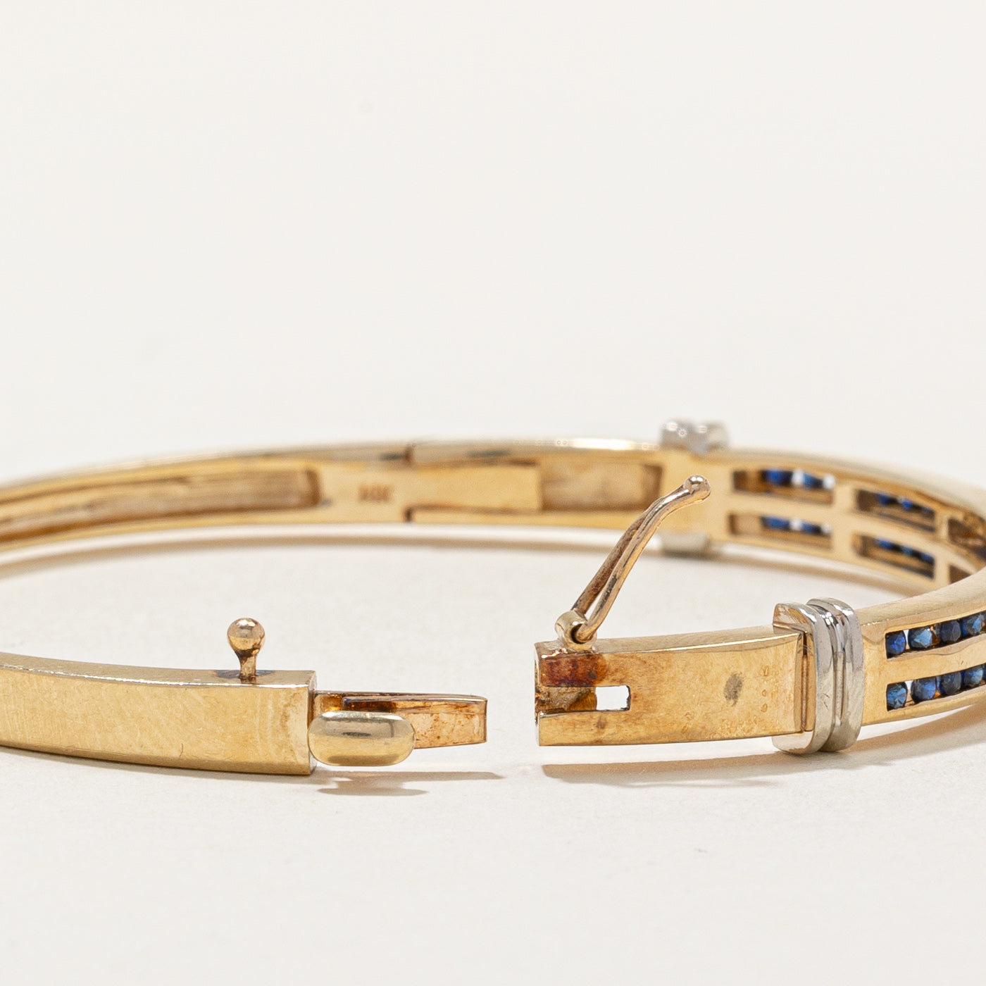 Channel Set Sapphire Bracelet | 1.50ctw | 6.5" |