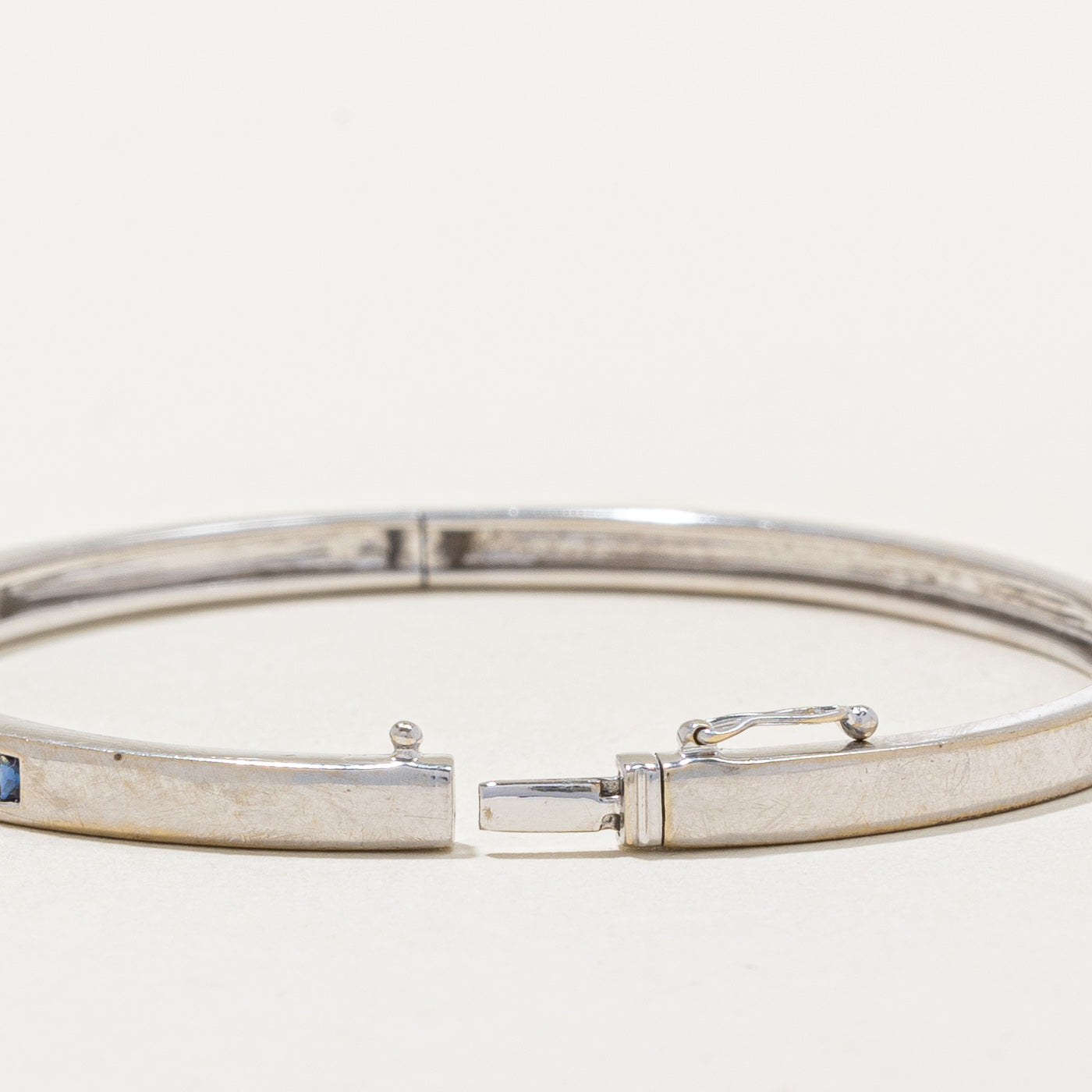 Princess Cut Sapphire & Diamond Bracelet | 0.75ctw, 0.60ctw | 6.5" |