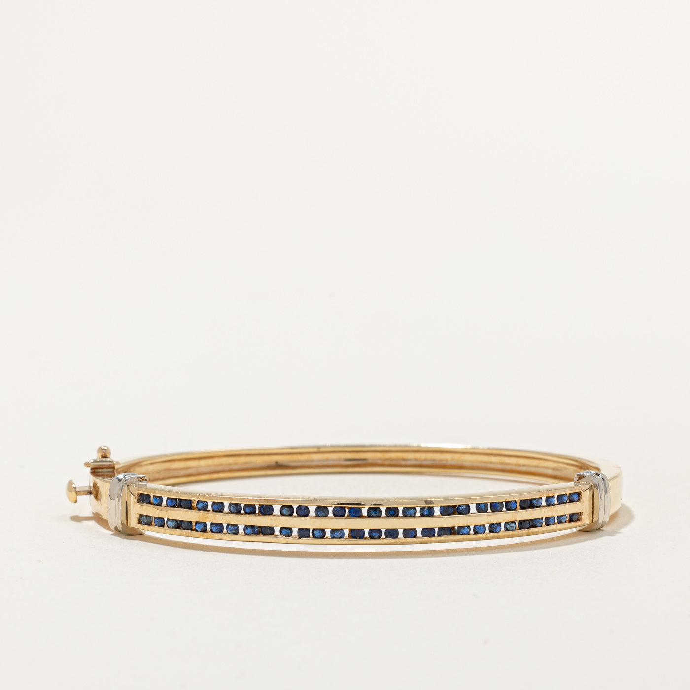 Channel Set Sapphire Bracelet | 1.50ctw | 6.5" |