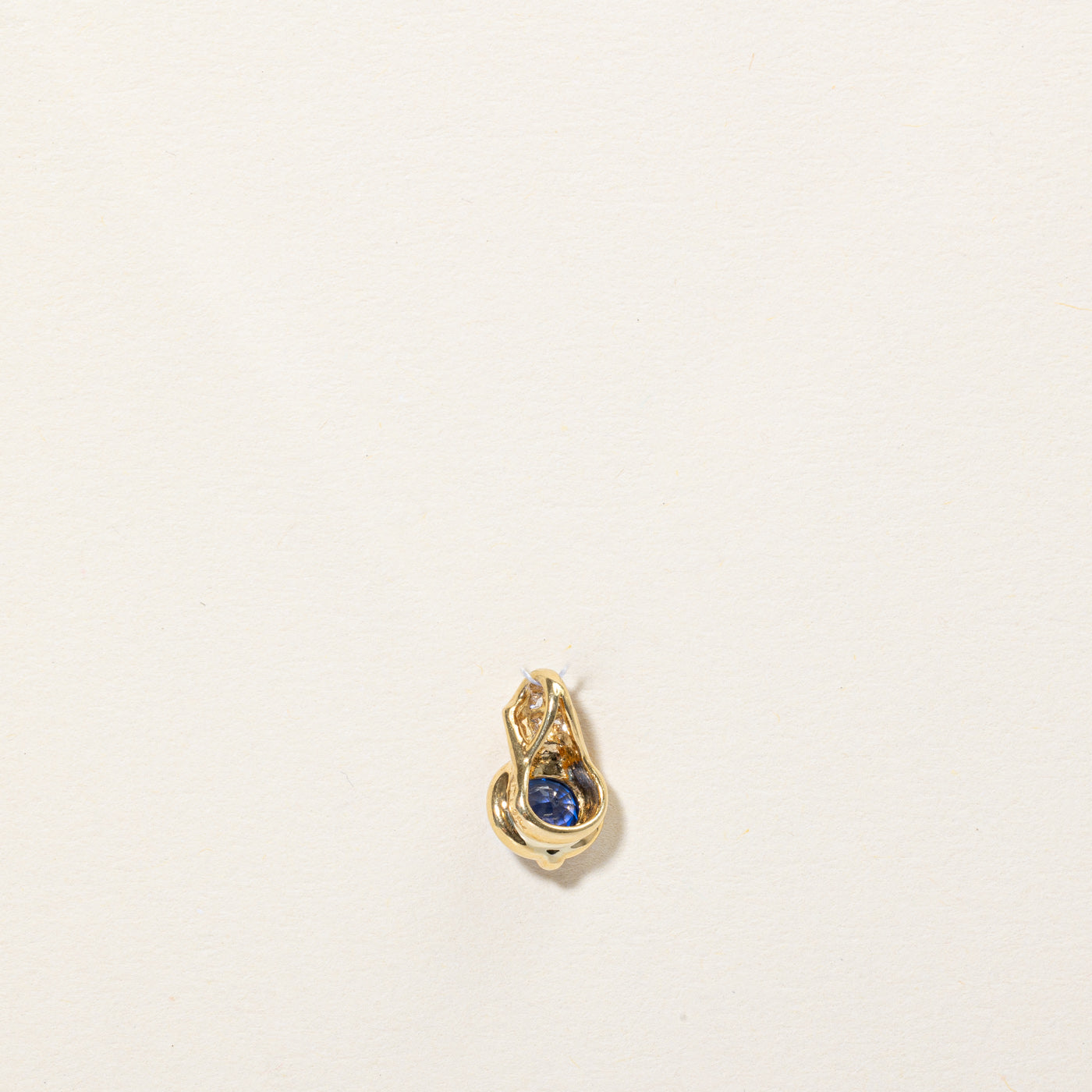 Sapphire & Diamond Pendant | 0.50ct, 0.04ctw |