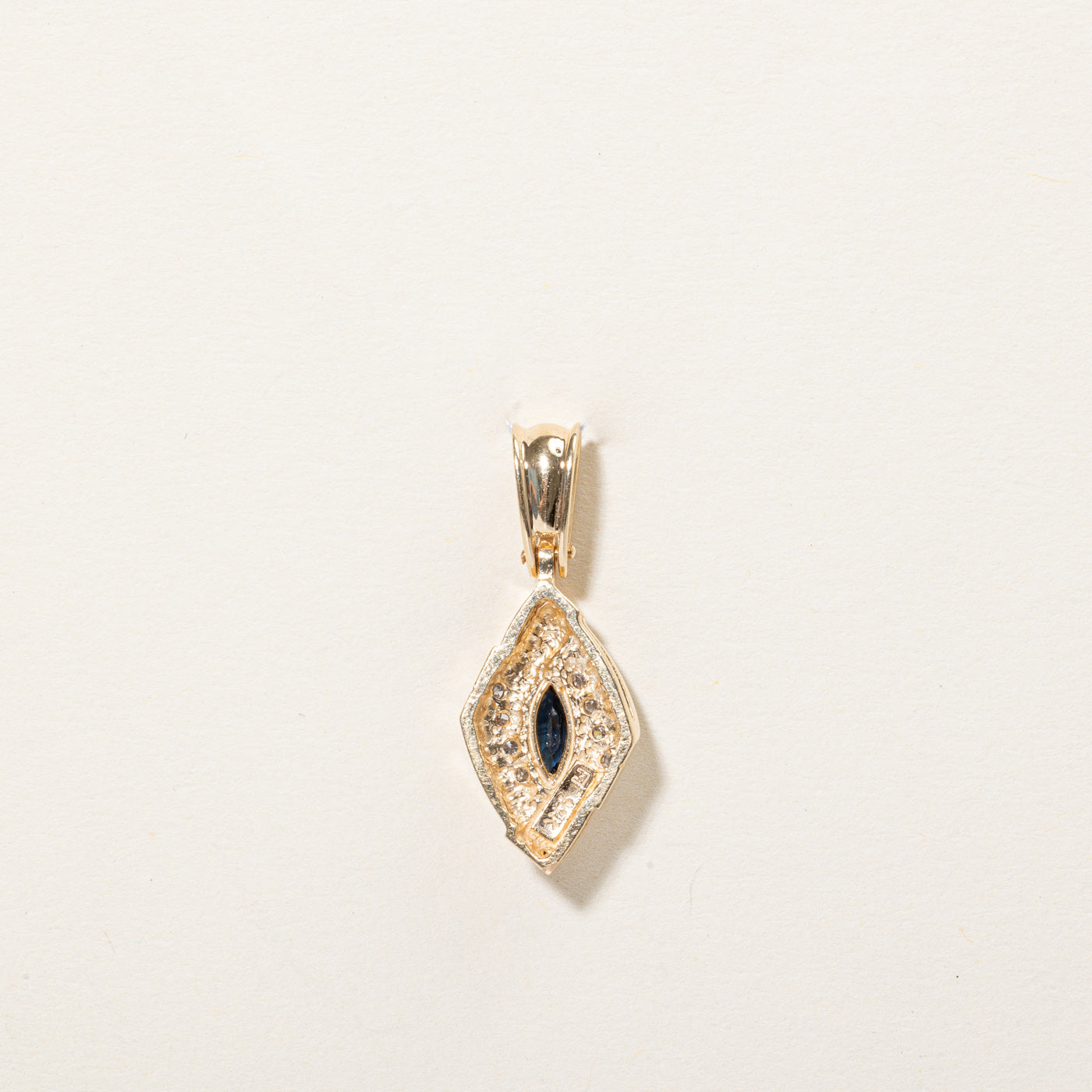 Sapphire & Diamond Pendant | 0.24ct, 0.08ctw |