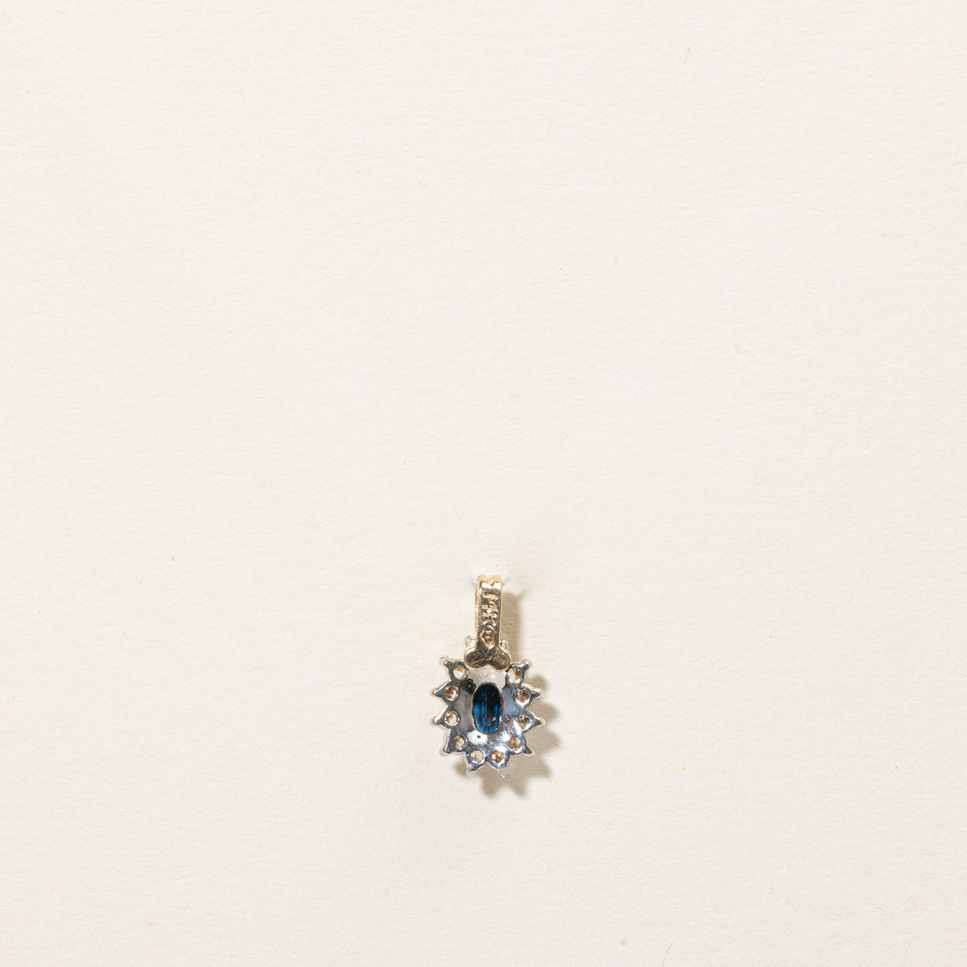 Sapphire & Diamond Pendant | 0.30ct, 0.12ctw |