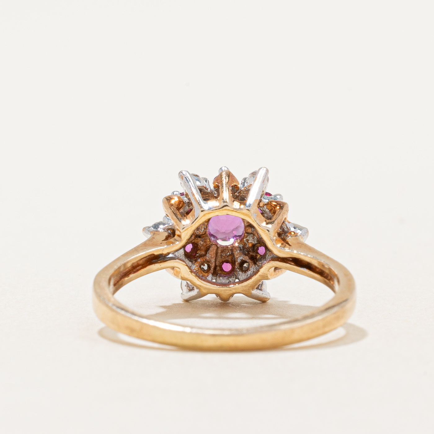 Ruby & Diamond Cocktail Ring | 0.35ctw, 0.15ctw | SZ 4.75 |