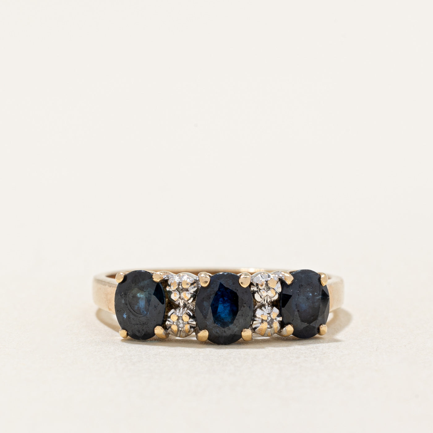 Sapphire & Diamond Ring | 1.35ctw, 0.01ctw | SZ 6.25 |