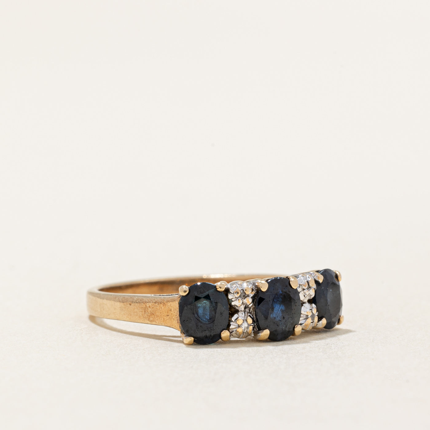 Sapphire & Diamond Ring | 1.35ctw, 0.01ctw | SZ 6.25 |