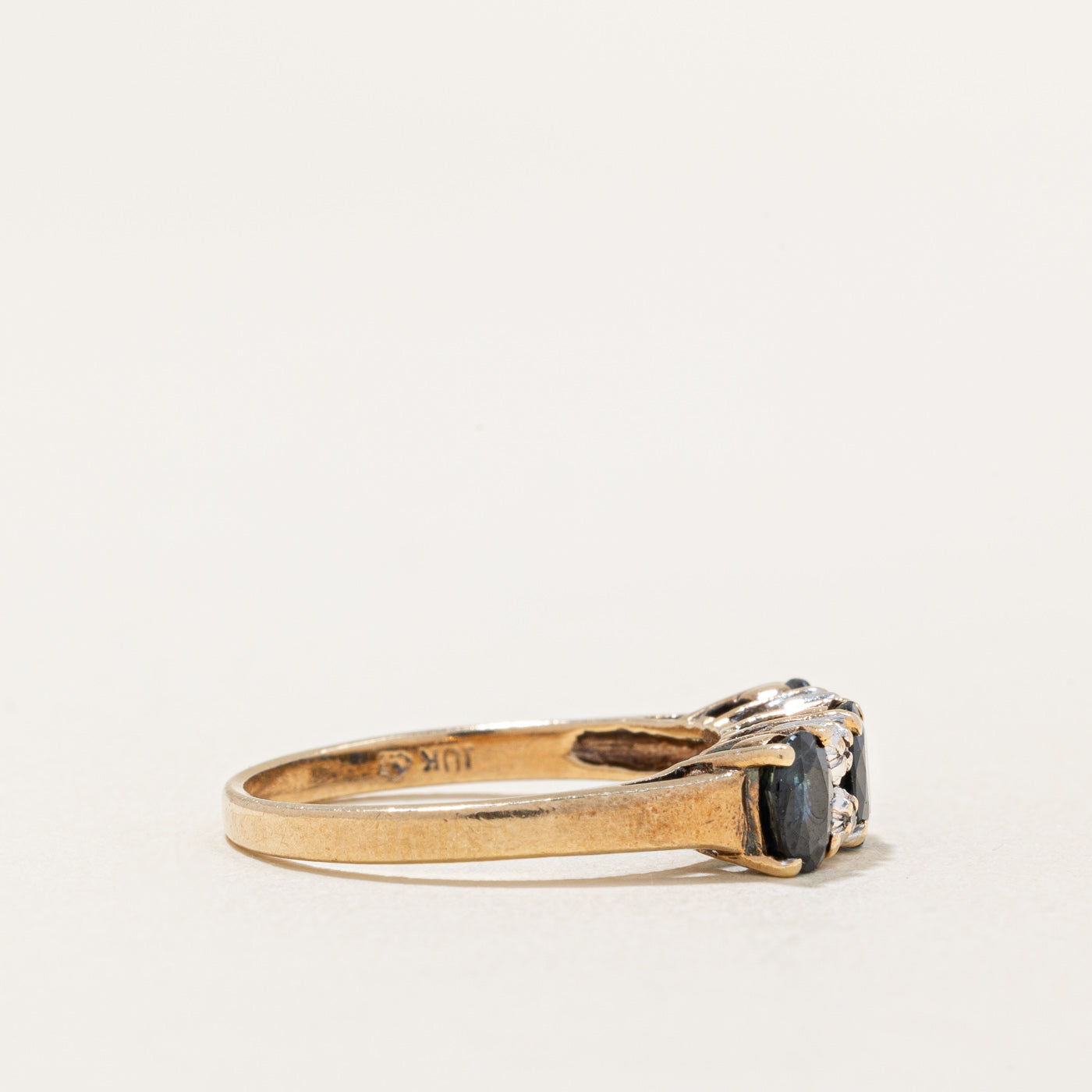 Sapphire & Diamond Ring | 1.35ctw, 0.01ctw | SZ 6.25 |