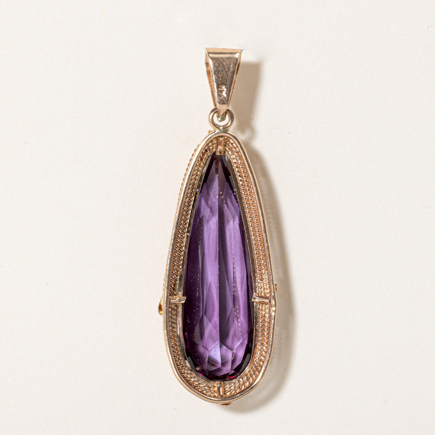 Synthetic Colour Change Sapphire Pendant | 15.50ct |