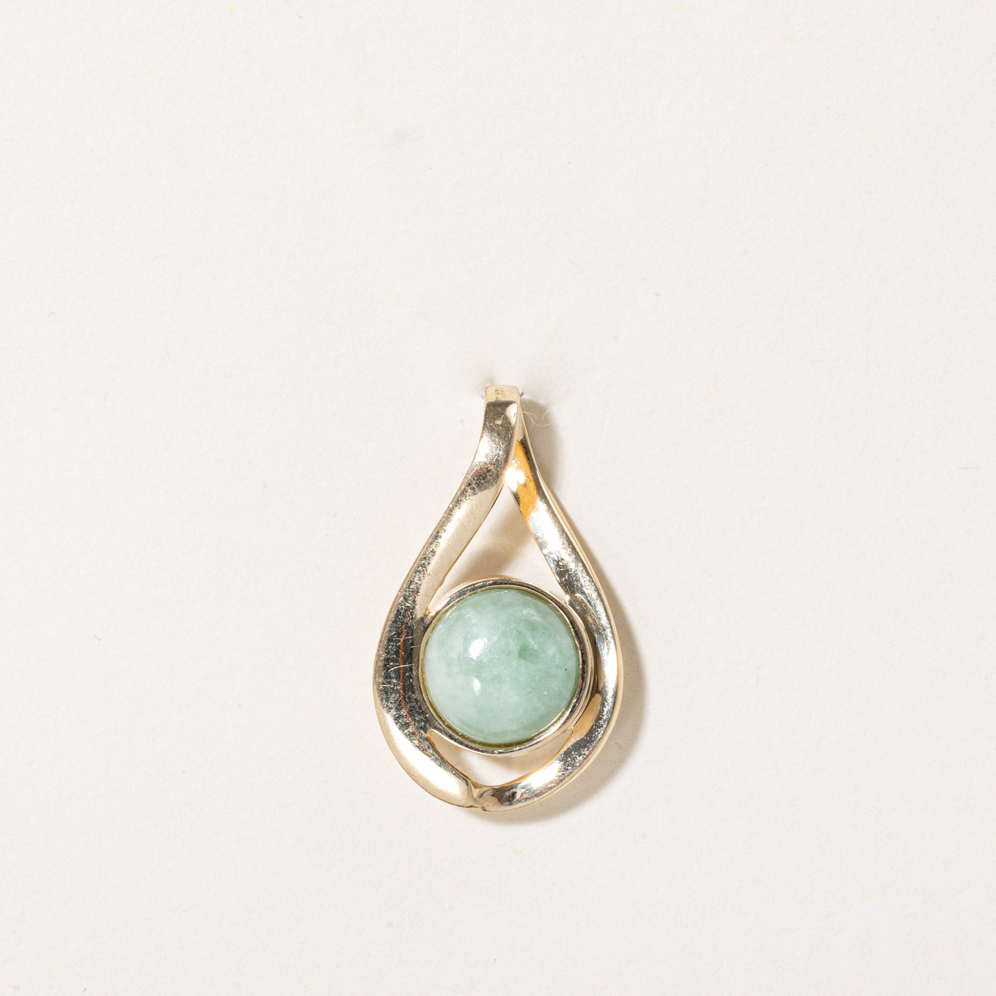 Jadeite & Mabe Pearl Pendant | 2.10ct |
