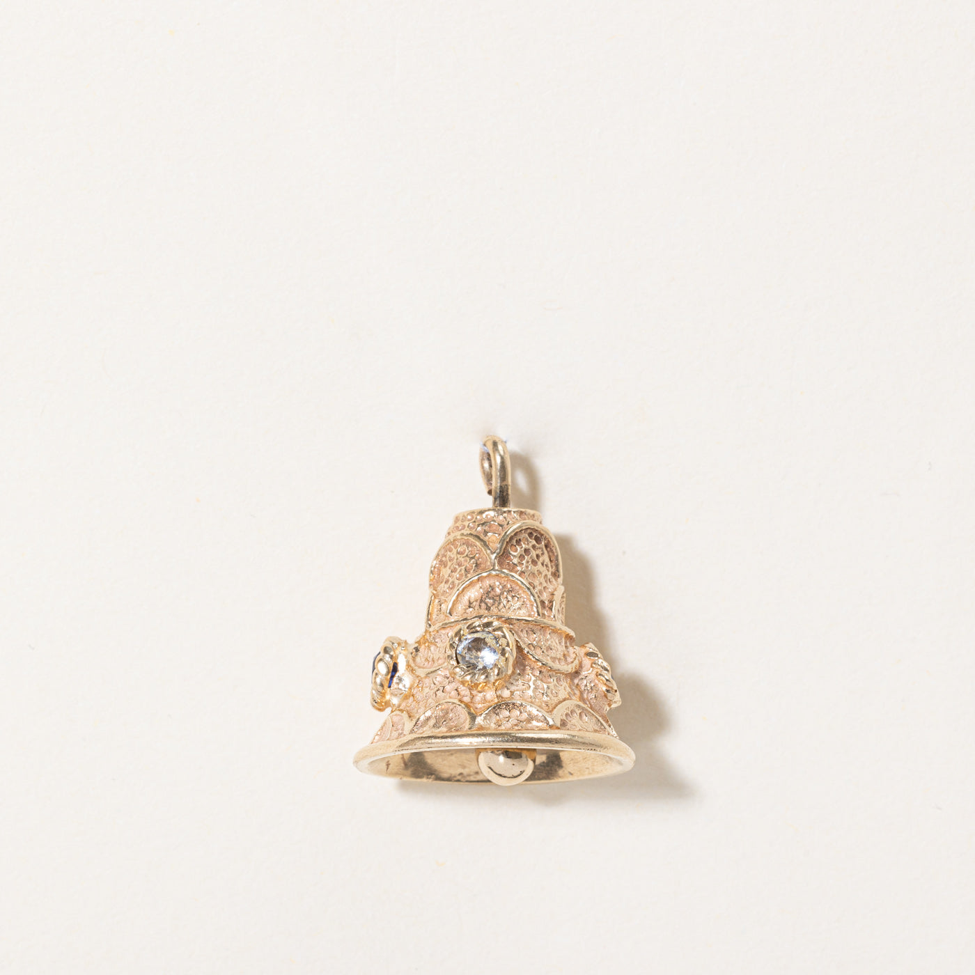 Multi Colour Synthetic Sapphire & Spinel Bell Pendant | 0.30ctw |
