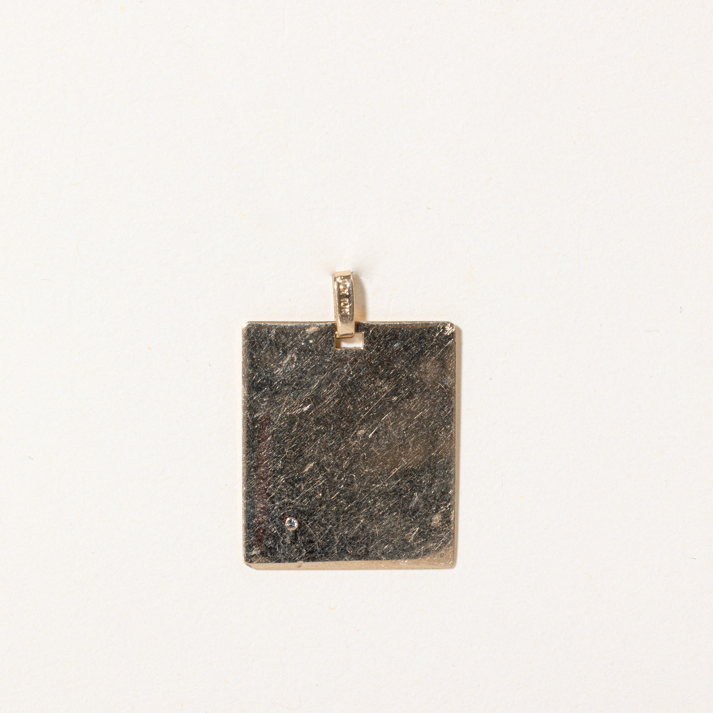 Diamond Tag Pendant | 0.01ct |
