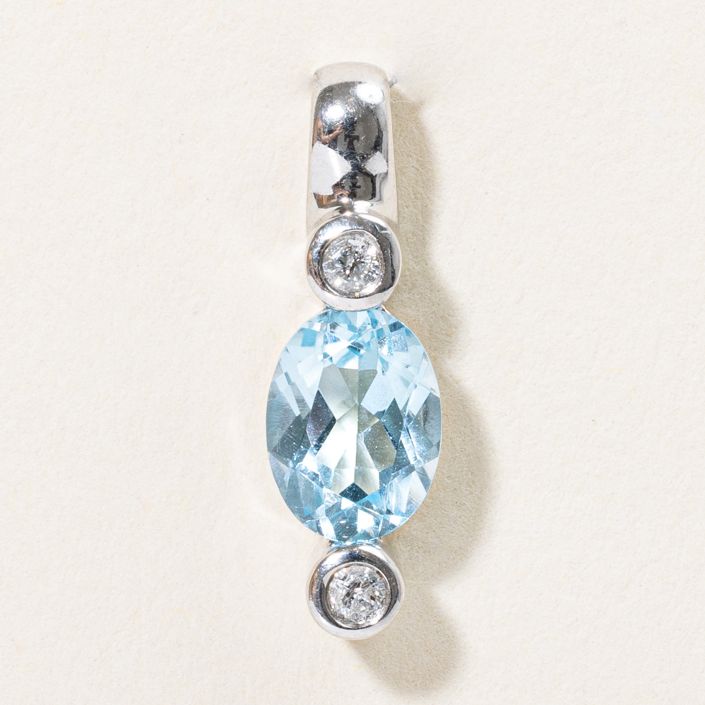 Topaz & Diamond Pendant | 1.40ct, 0.06ctw |