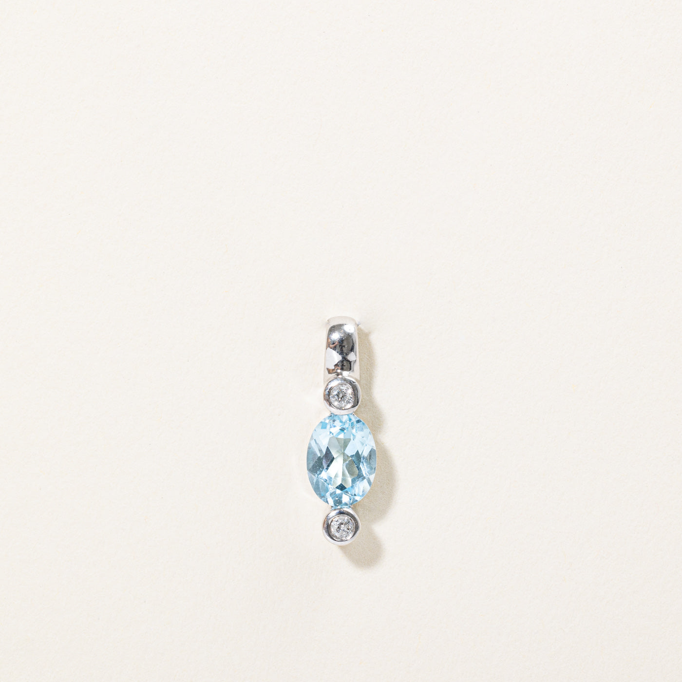 Topaz & Diamond Pendant | 1.40ct, 0.06ctw |