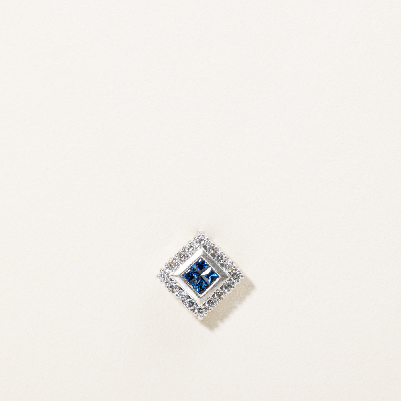 Sapphire & Diamond Pendant | 0.18ctw, 0.16ctw |