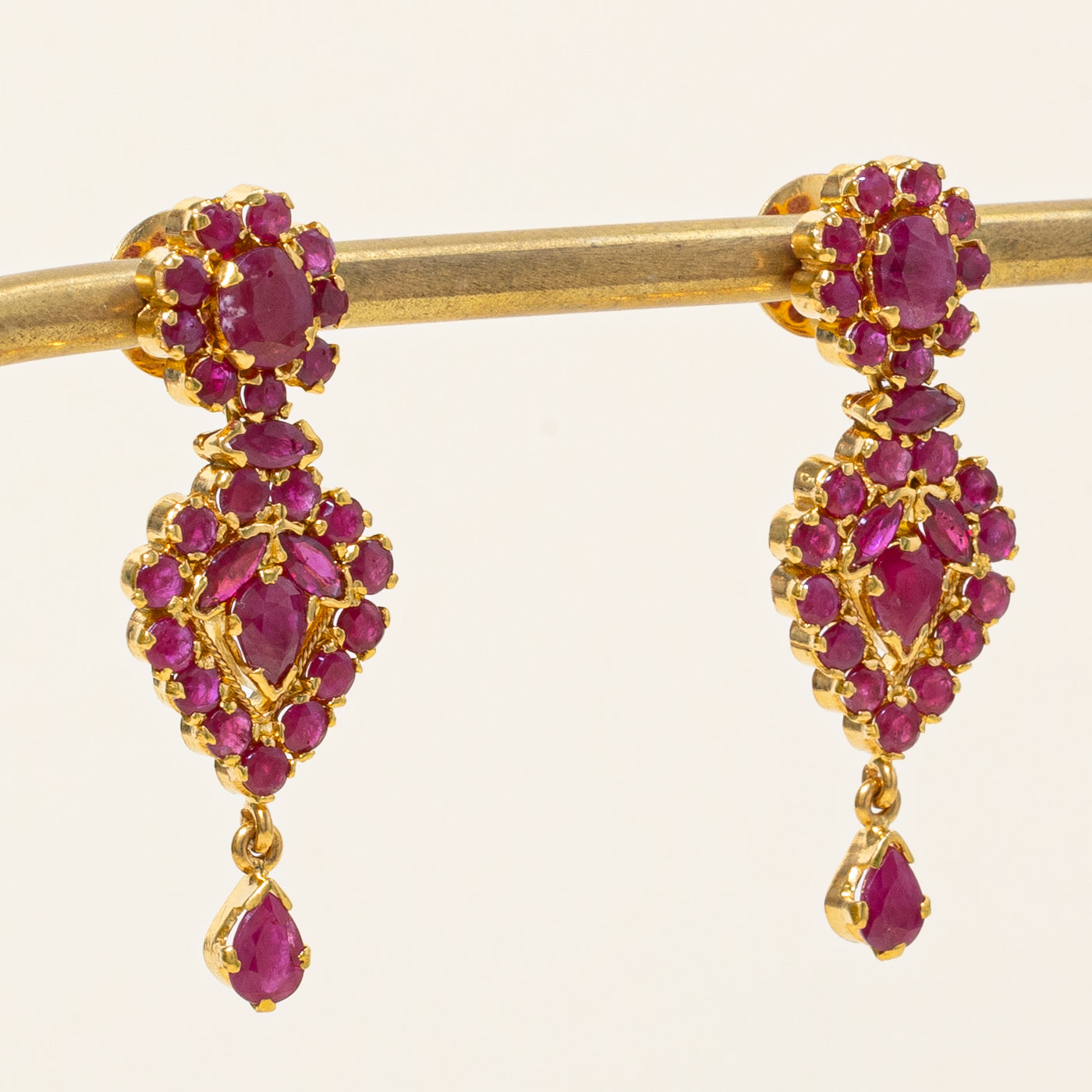 Ruby Drop Earrings | 5.50ctw |