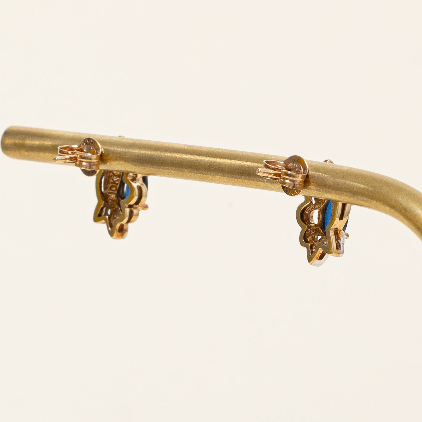 Sapphire & Diamond Earrings | 0.52ctw, 0.02ctw |