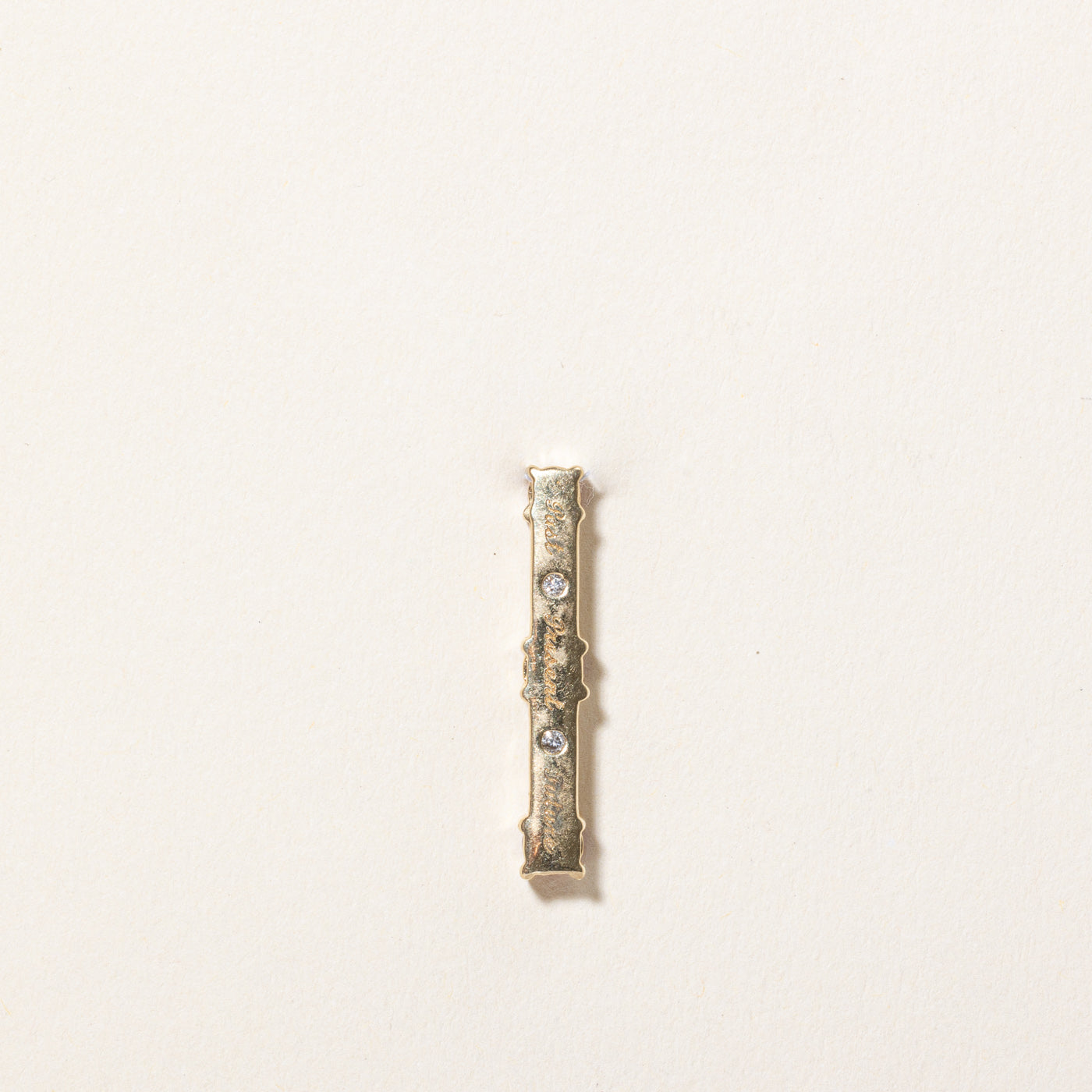 Ruby & Diamond Column Pendant | 0.35ctw, 0.10ctw |