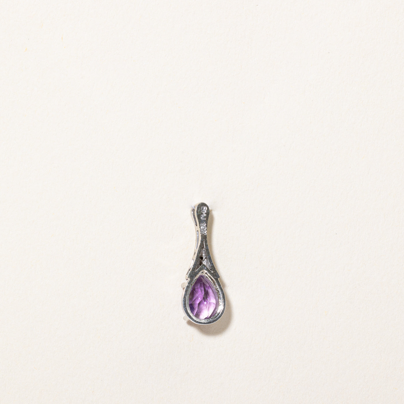 Amethyst & Diamond Pendant | 1.00ct, 0.02ctw |