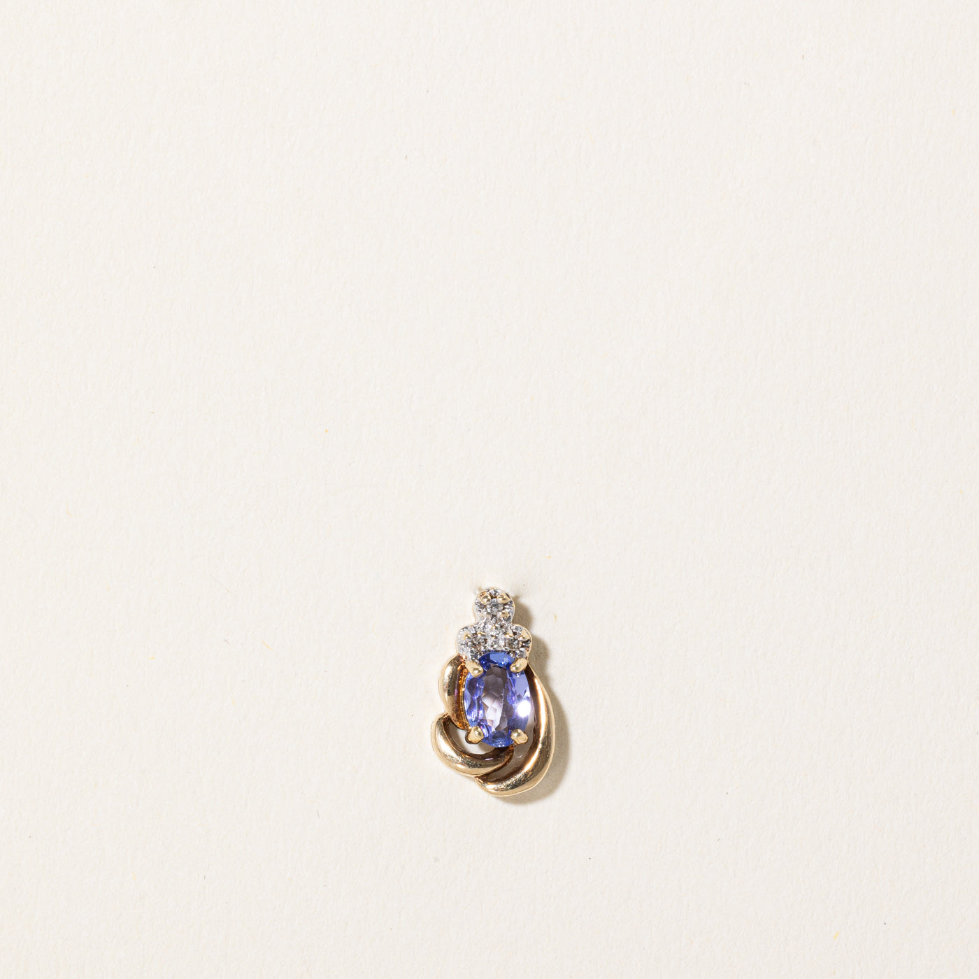 Tanzanite & Diamond Pendant | 0.30ct, 0.01ctw |