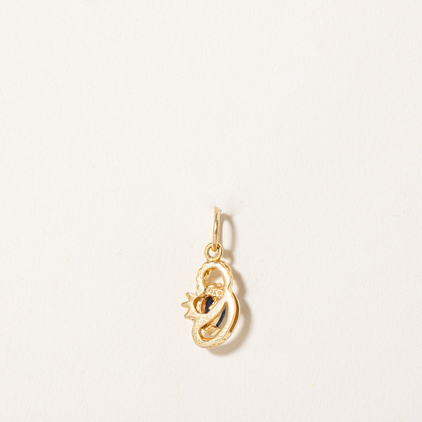 Sapphire & Diamond Pendant | 0.25ct, 0.03ctw |