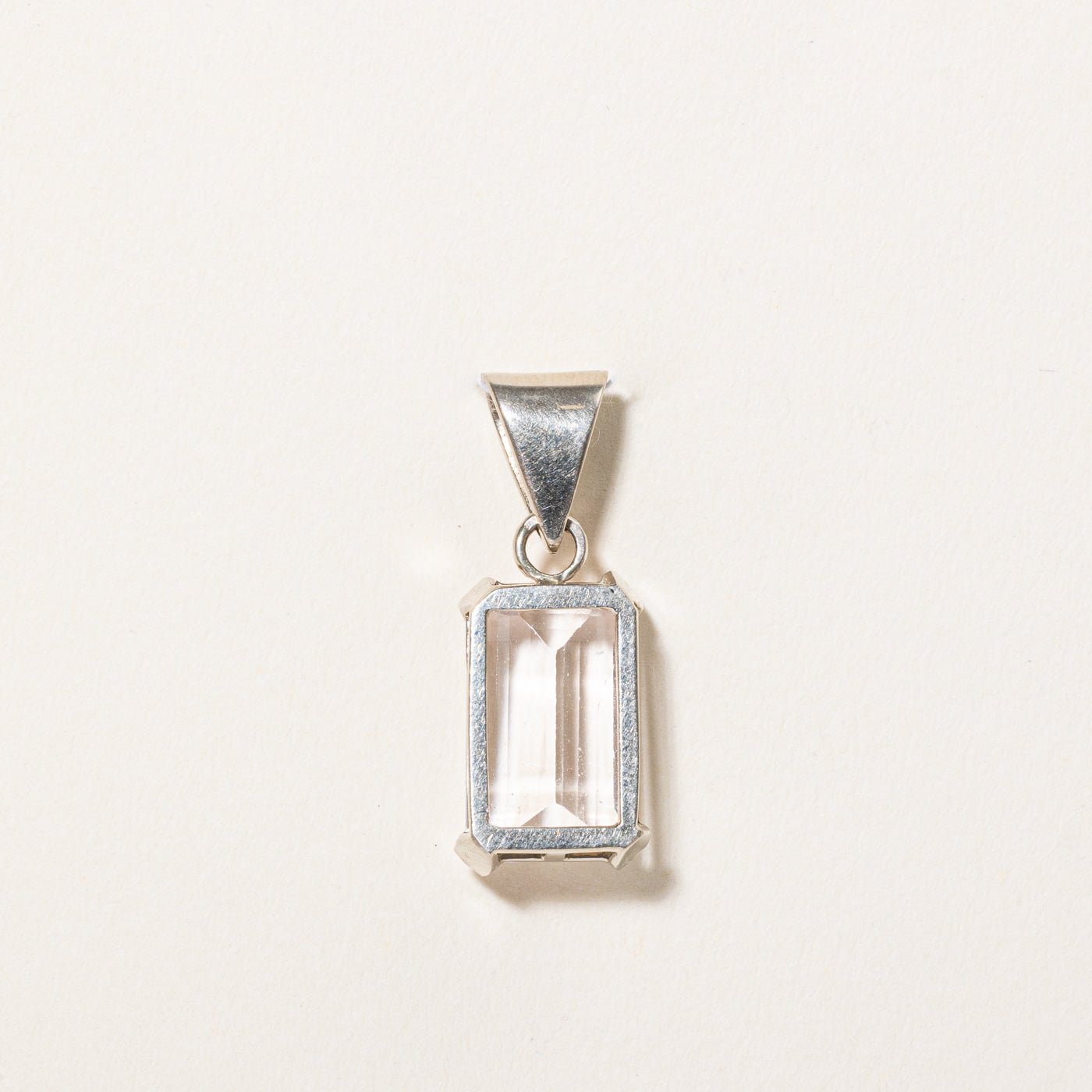 Kunzite & Diamond Pendant | 7.00ct, 0.09ctw |