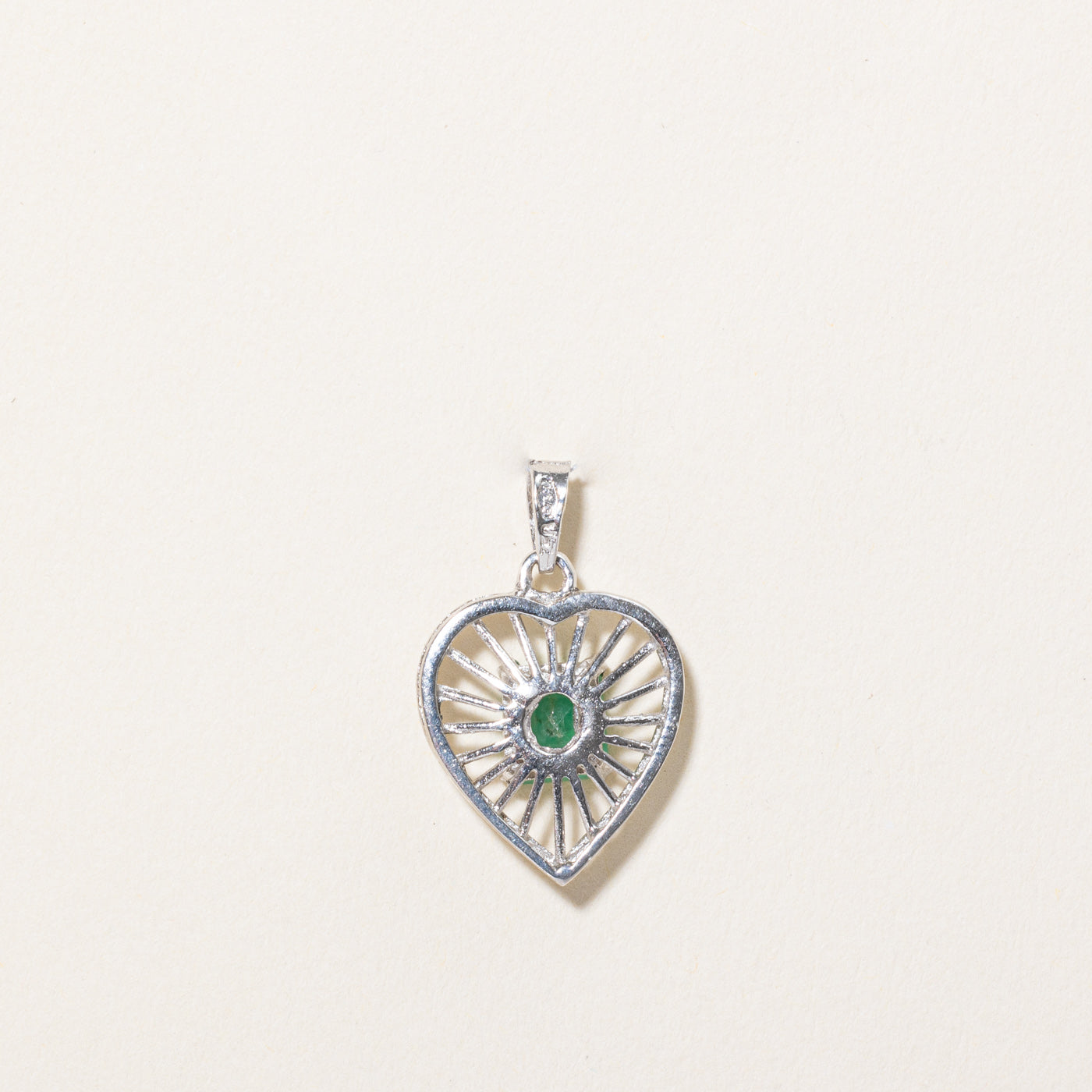 Emerald Heart Pendant | 0.80ct |