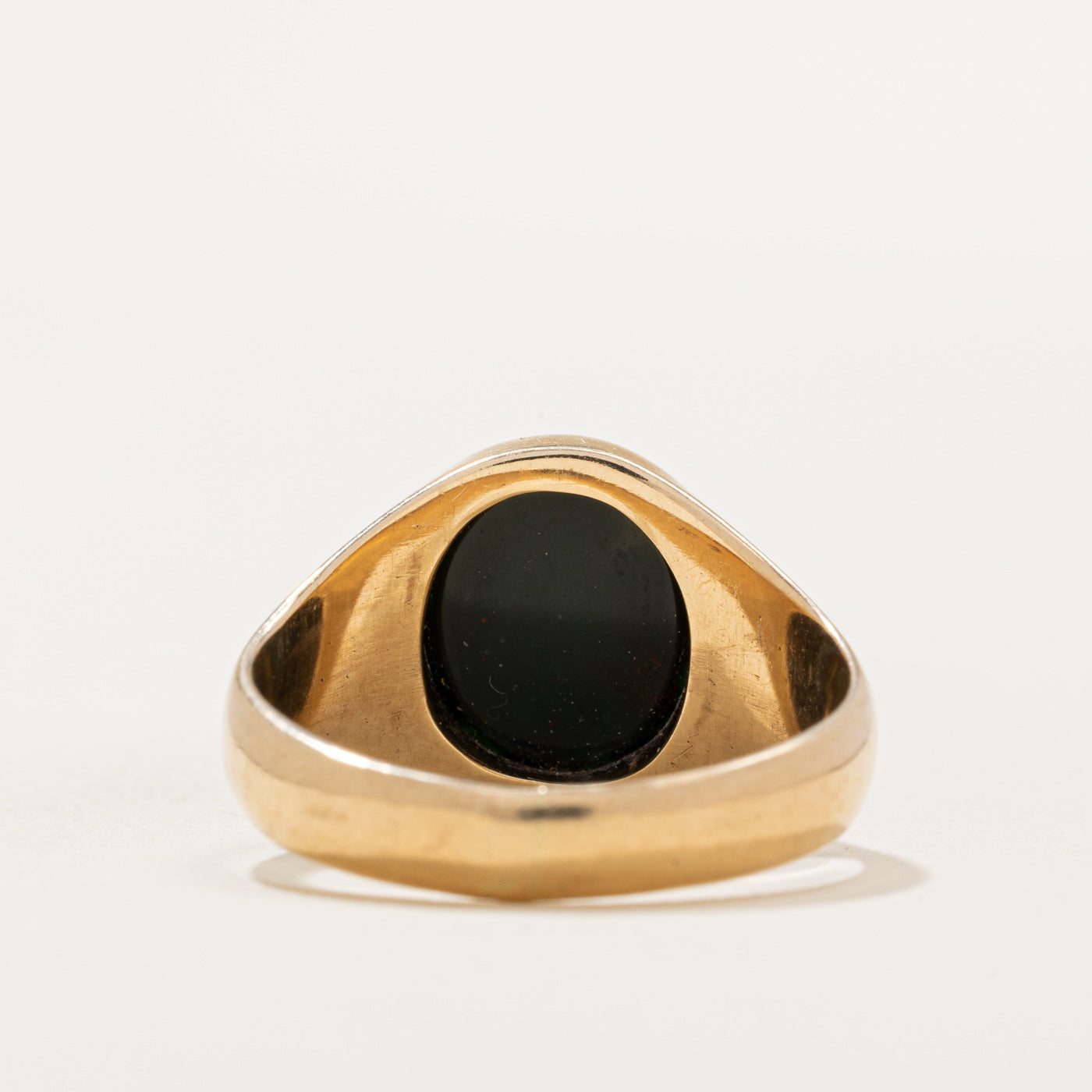 Bloodstone Signet Ring | 2.10ct | SZ 9.75 |