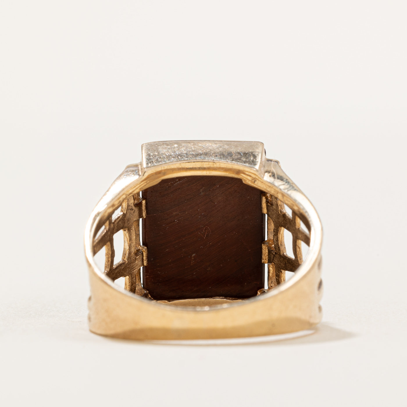 Red Tiger's Eye Cocktail Ring | 6.00ct | SZ 10 |