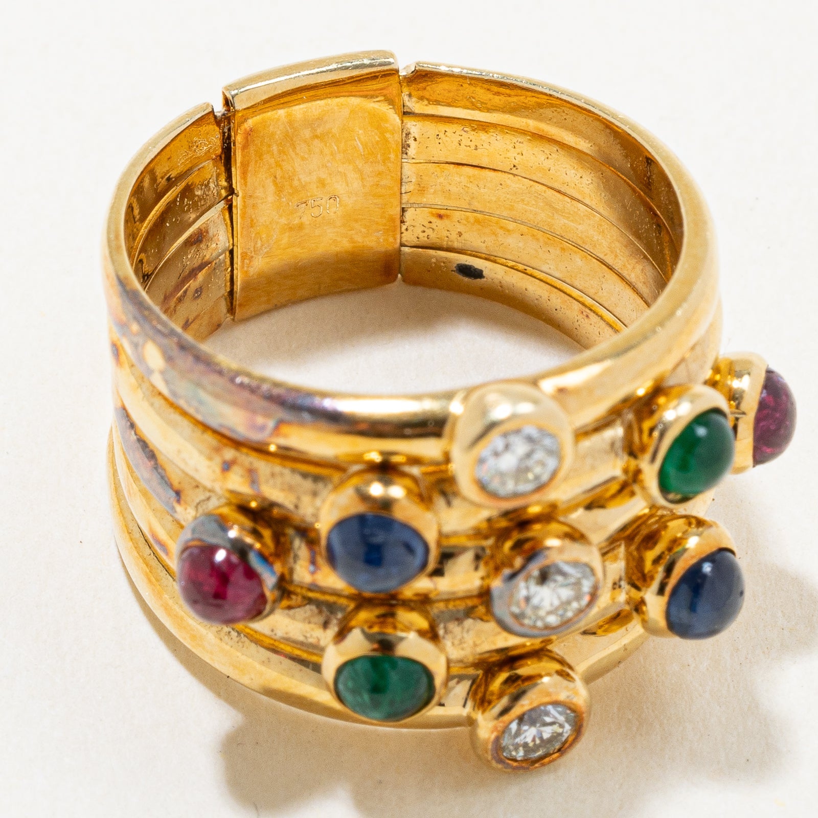 Multi-Gem Ring | 0.60ctw, 0.30ctw | SZ 7.25 |