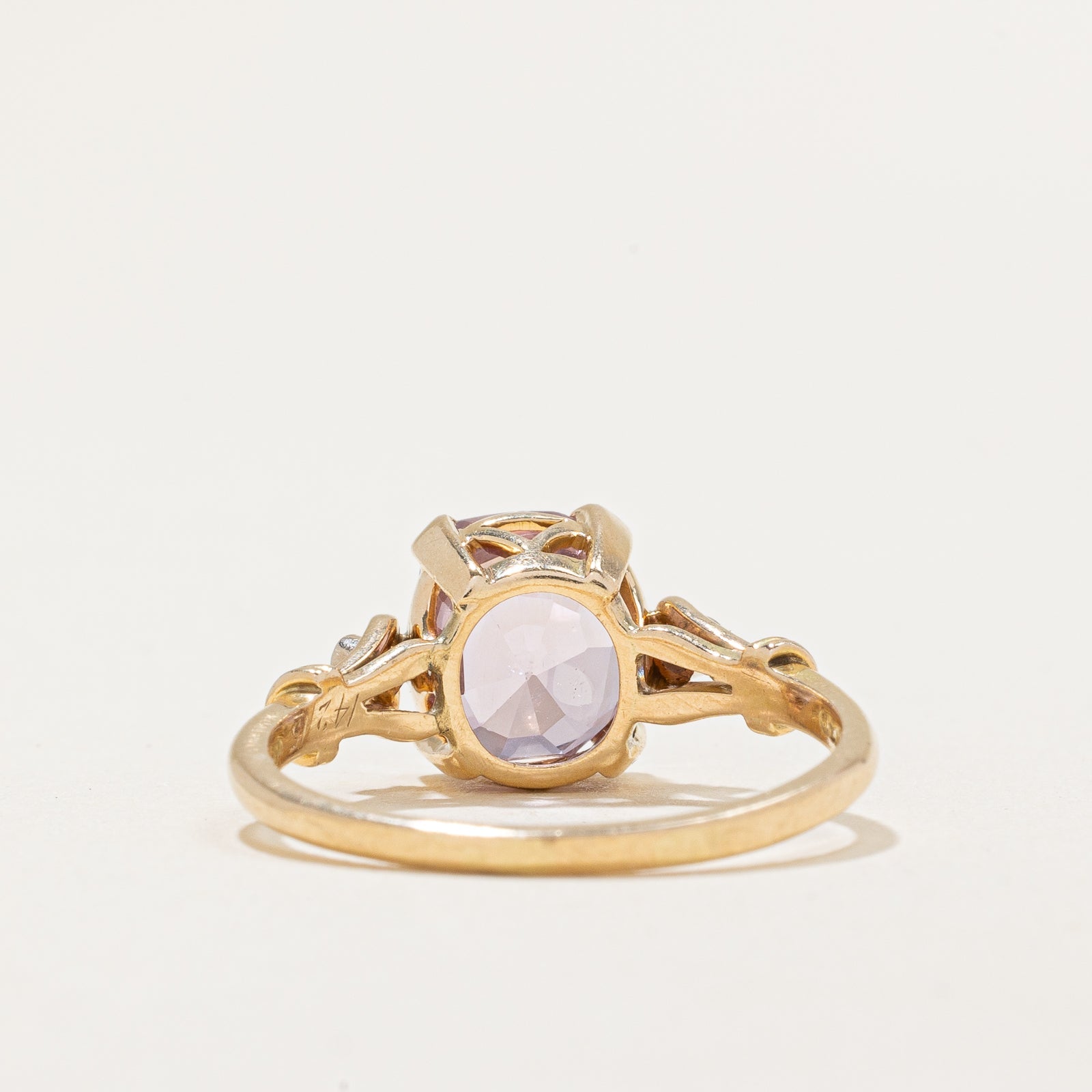 O. B. Allan' Pink Sapphire & Diamond Ring | 5.00ct | SZ 10 |