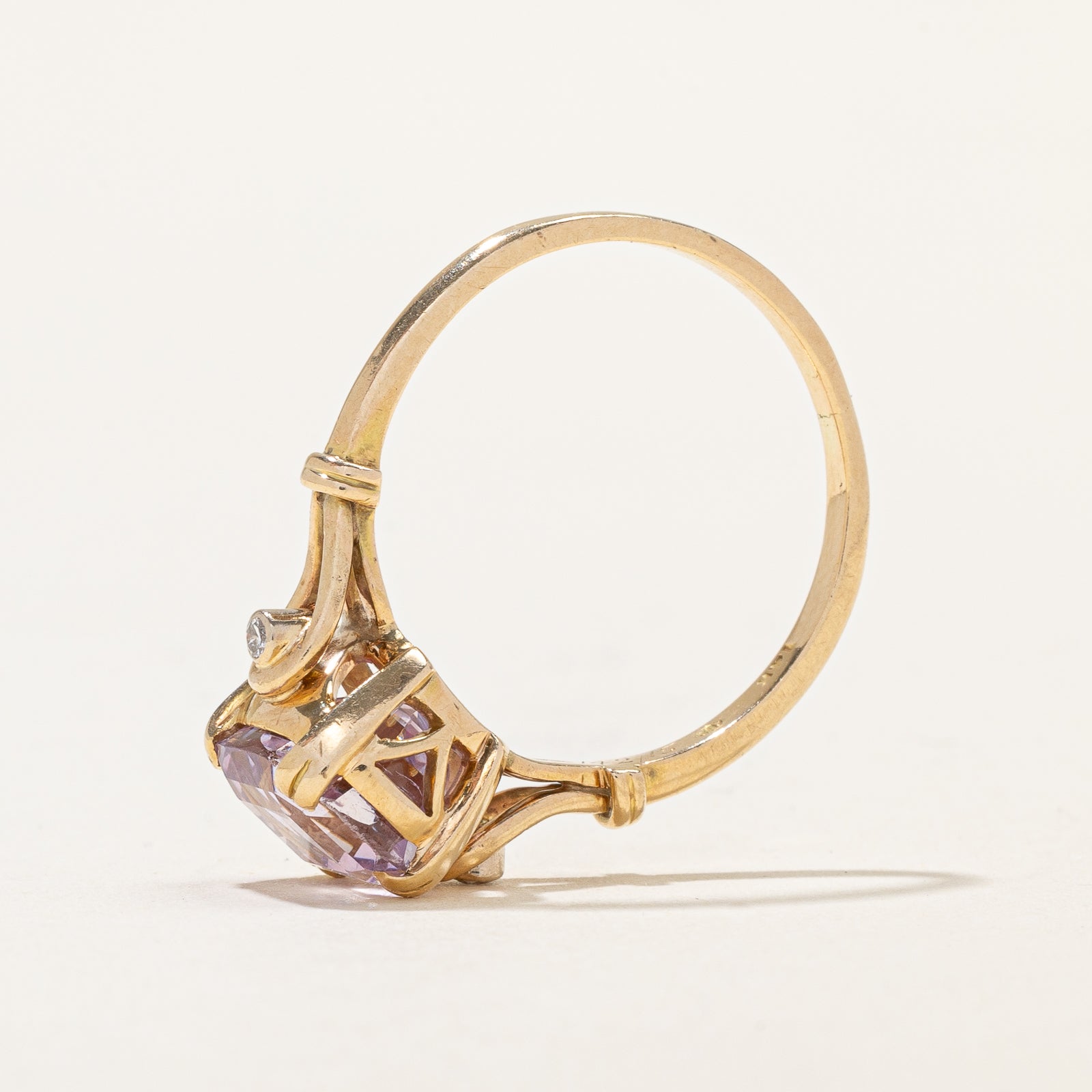 O. B. Allan' Pink Sapphire & Diamond Ring | 5.00ct | SZ 10 |