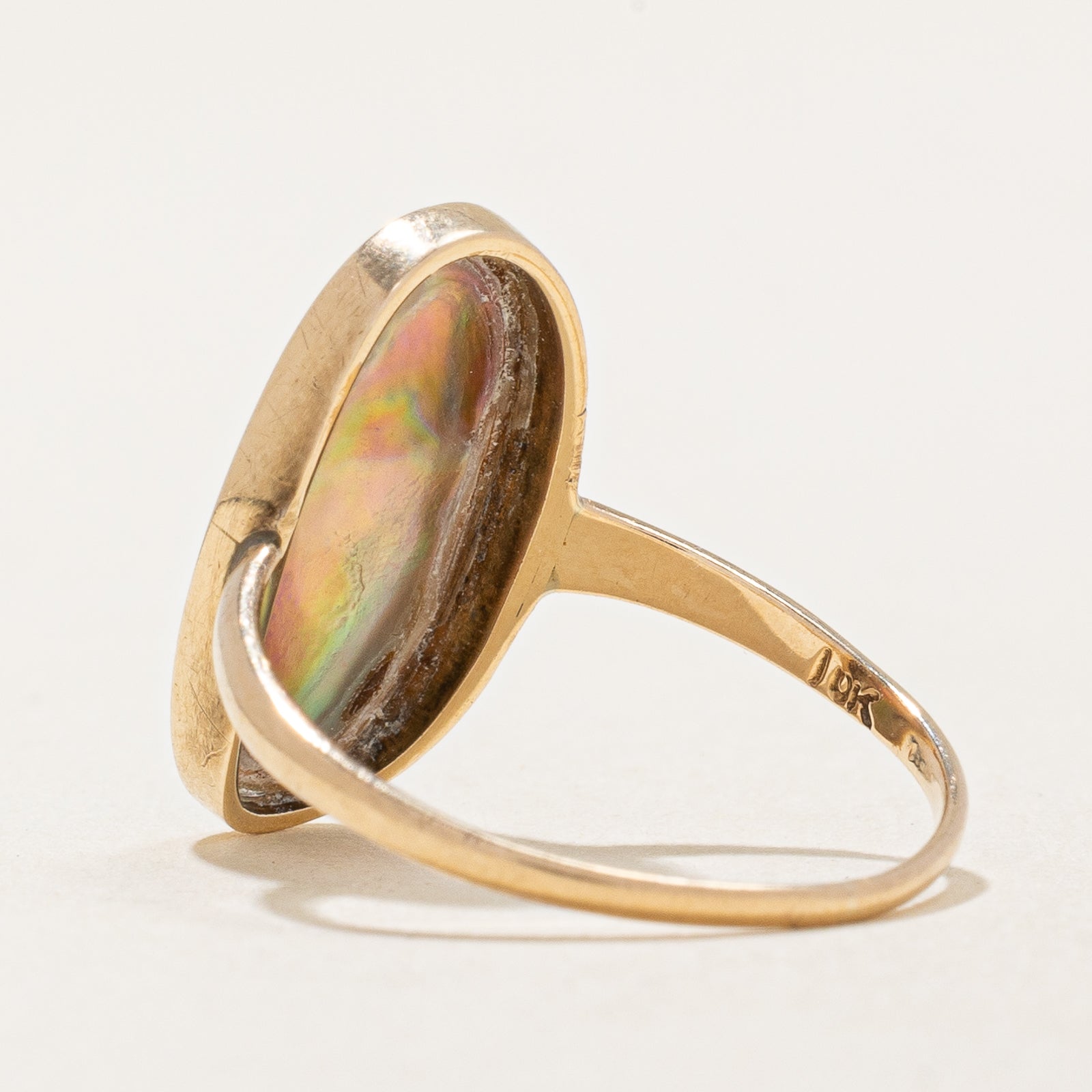 Abalone Shell Ring | 0.50ct | SZ 4.75 |