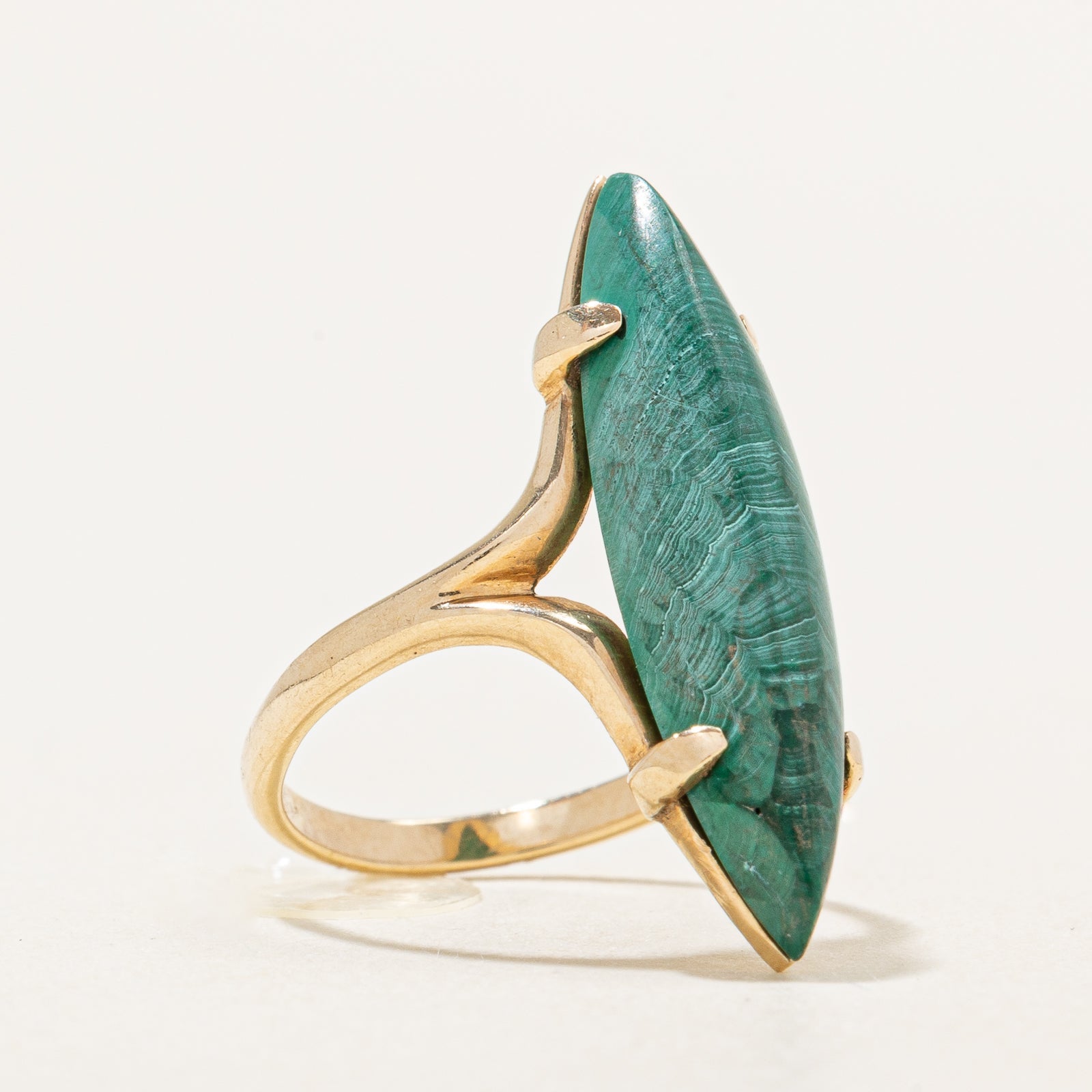 Malachite Ring | 6.50ct | SZ 4.5 |