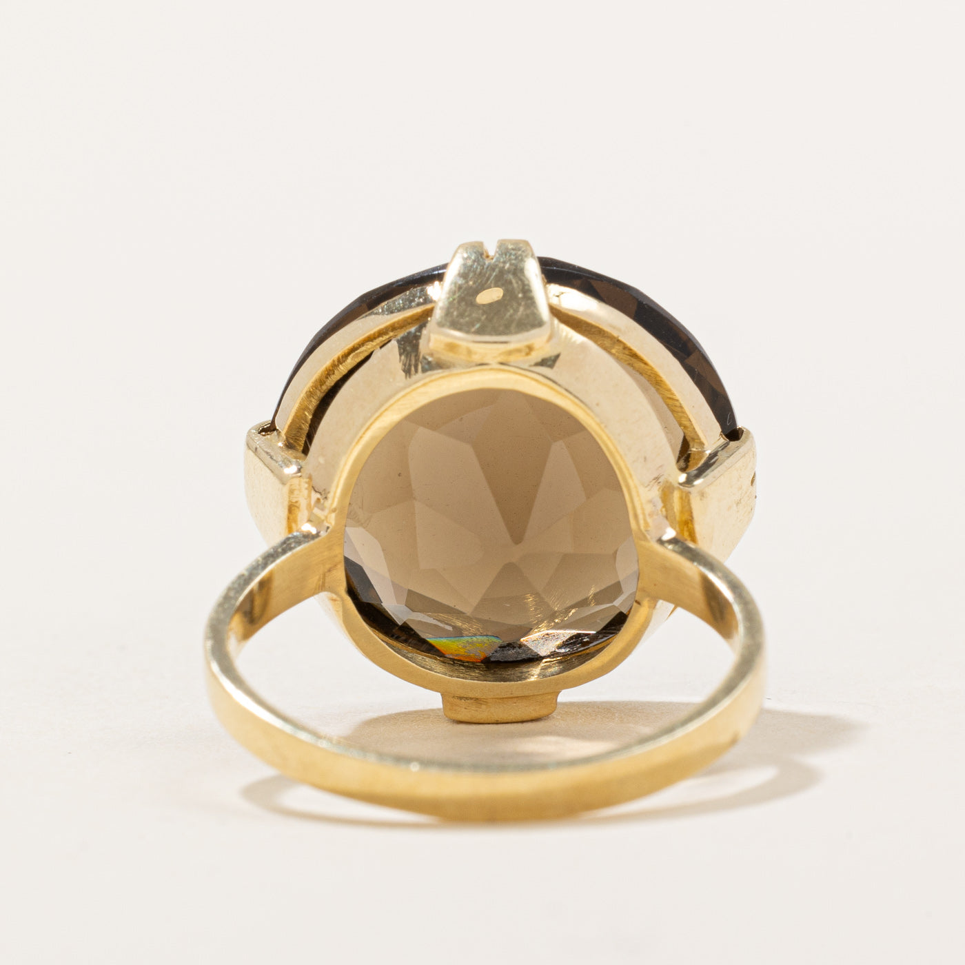 Smoky Quartz Cocktail Ring | 11.00ct | SZ 6 |