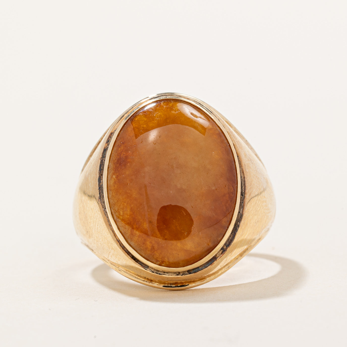 Bague cocktail en jadéite | 7,50 ct | Taille 8,5 |