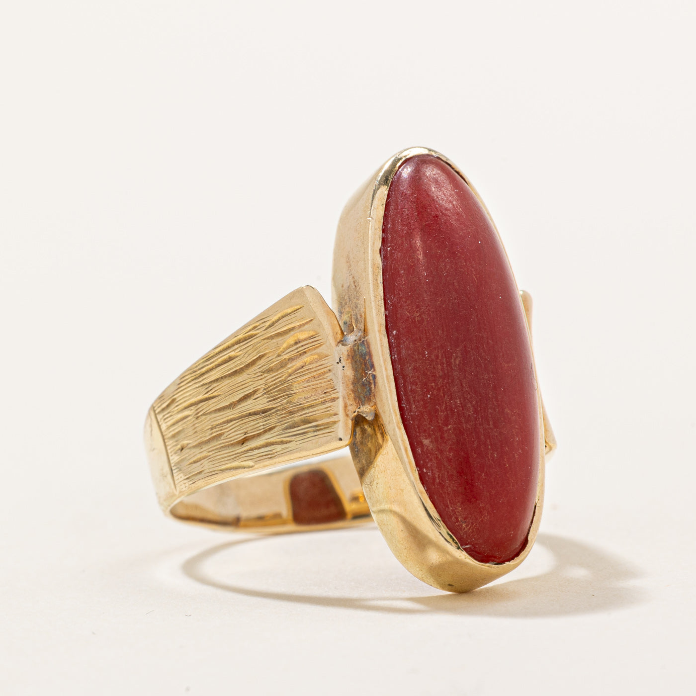 Carnelian Cocktail Ring | 5.50ct | SZ 7 |