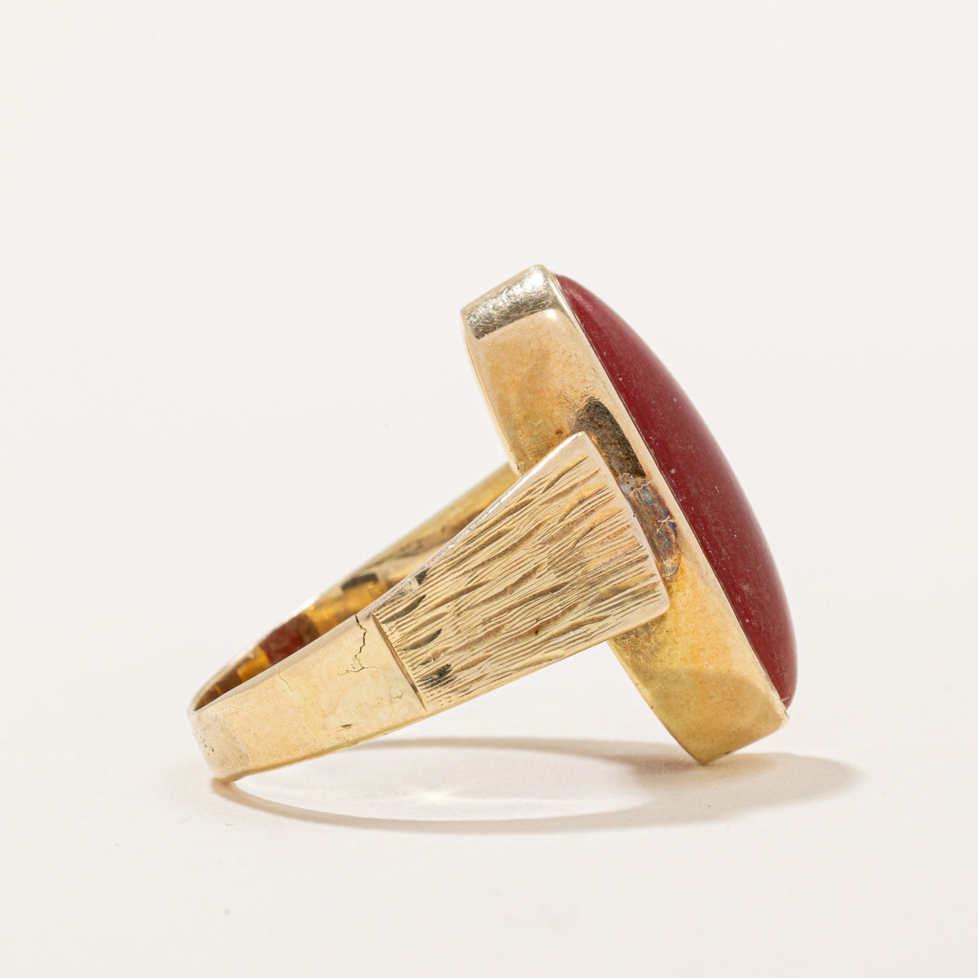 Carnelian Cocktail Ring | 5.50ct | SZ 7 |
