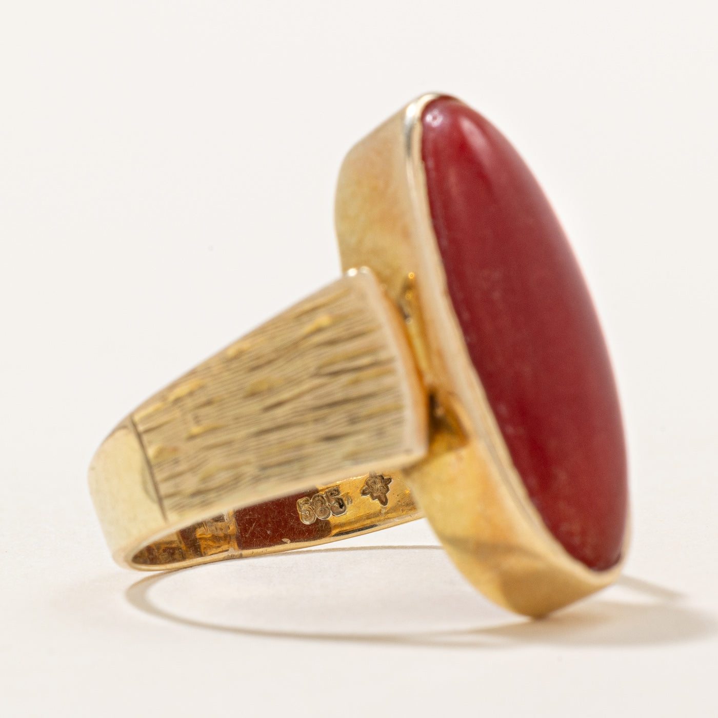 Carnelian Cocktail Ring | 5.50ct | SZ 7 |