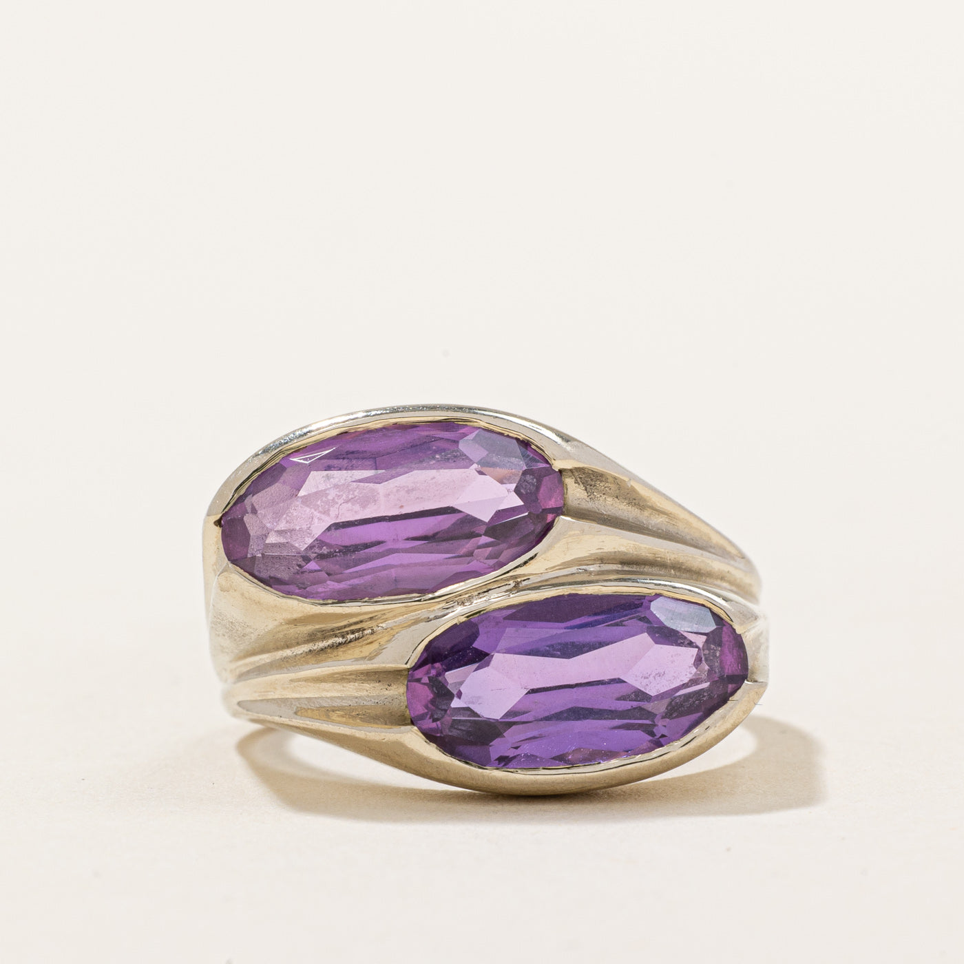 Synthetic Purple Sapphire Cocktail Ring | 4.20ctw | SZ 5.75 |