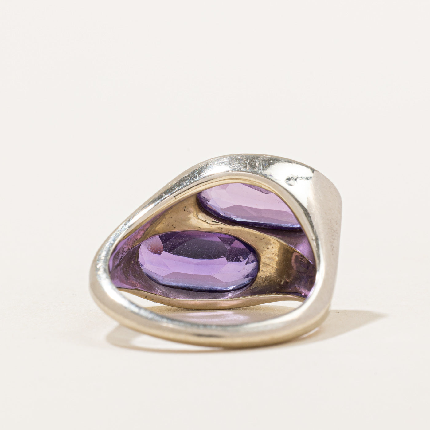 Synthetic Purple Sapphire Cocktail Ring | 4.20ctw | SZ 5.75 |