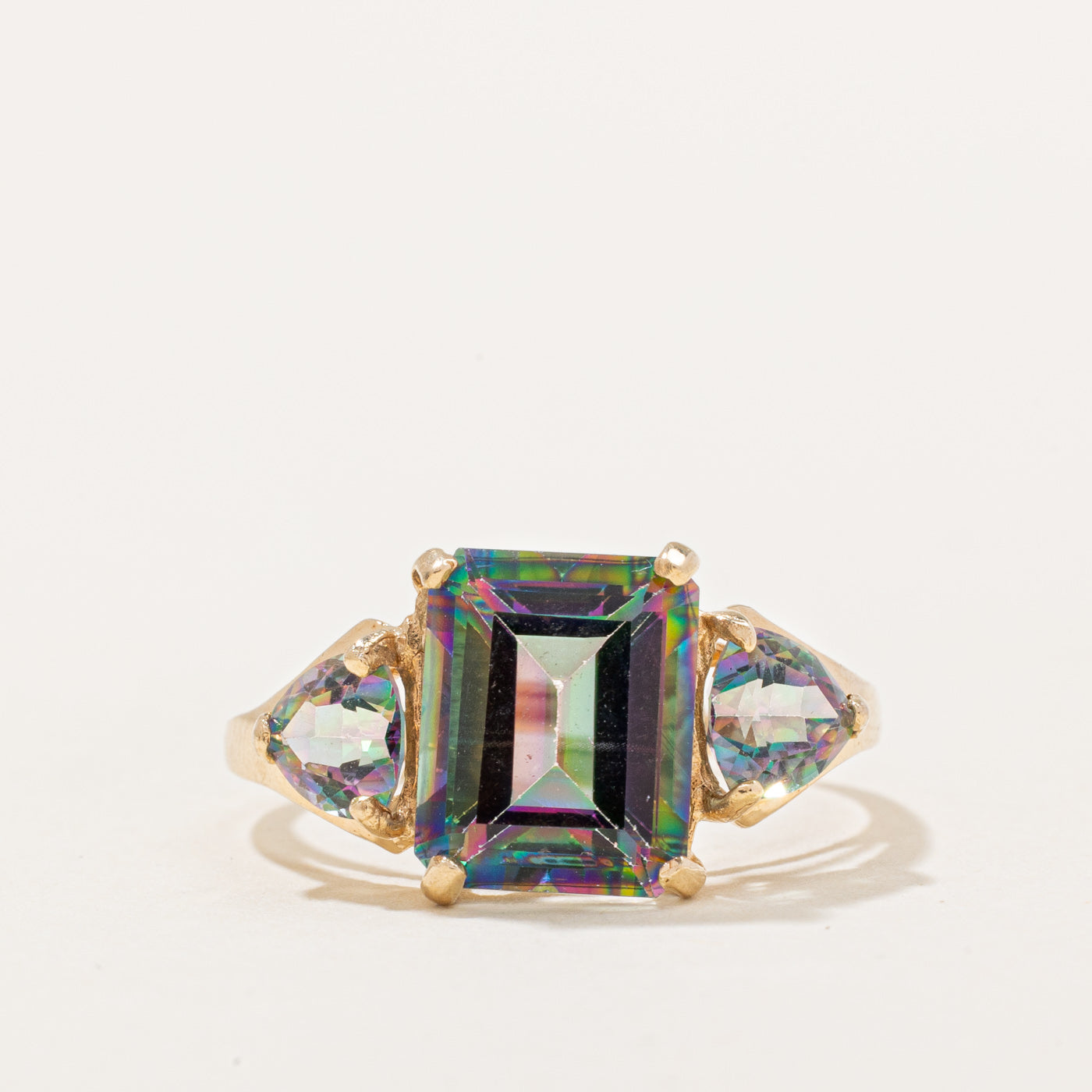 Mystic Topaz Cocktail Ring | 4.50ctw | SZ 7 |