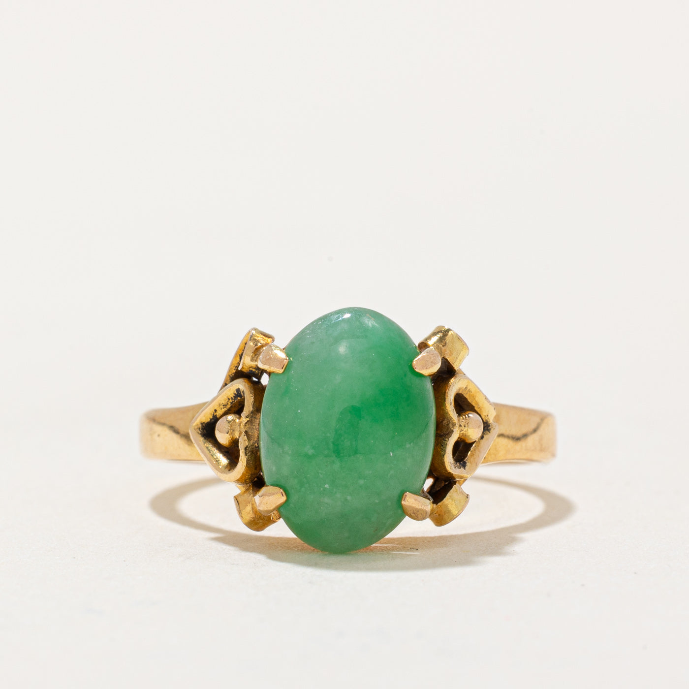 Dyed Jadeite Cocktail Ring | 2.30ct | SZ 5.5 |