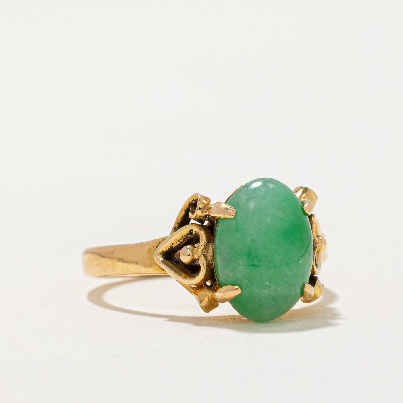 Dyed Jadeite Cocktail Ring | 2.30ct | SZ 5.5 |