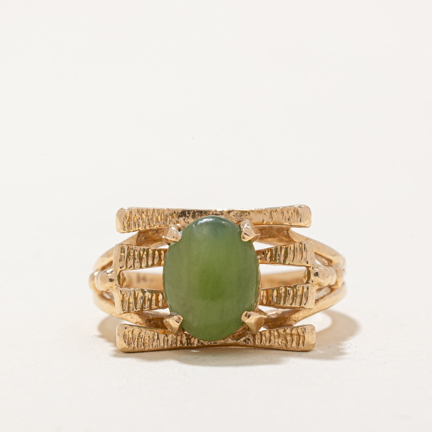 Nephrite Cocktail Ring | 1.50ct | SZ 5 |