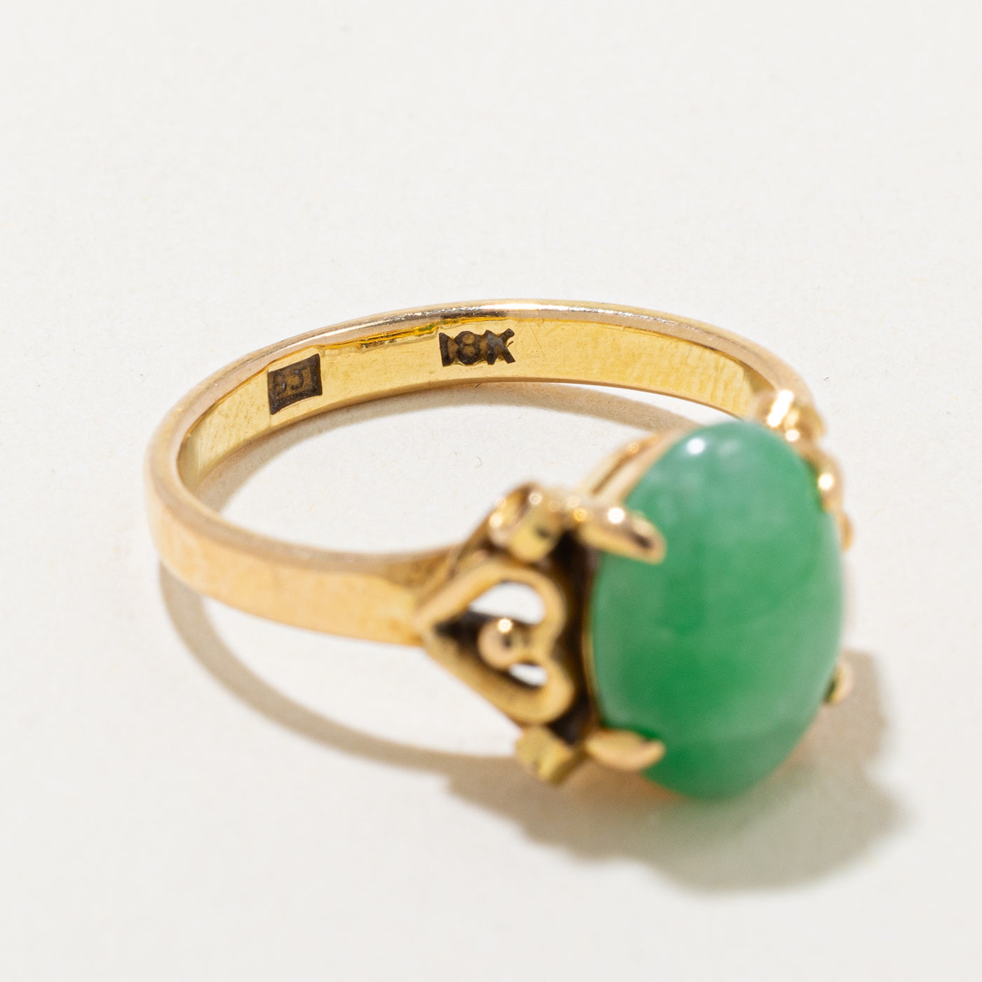 Dyed Jadeite Cocktail Ring | 2.30ct | SZ 5.5 |