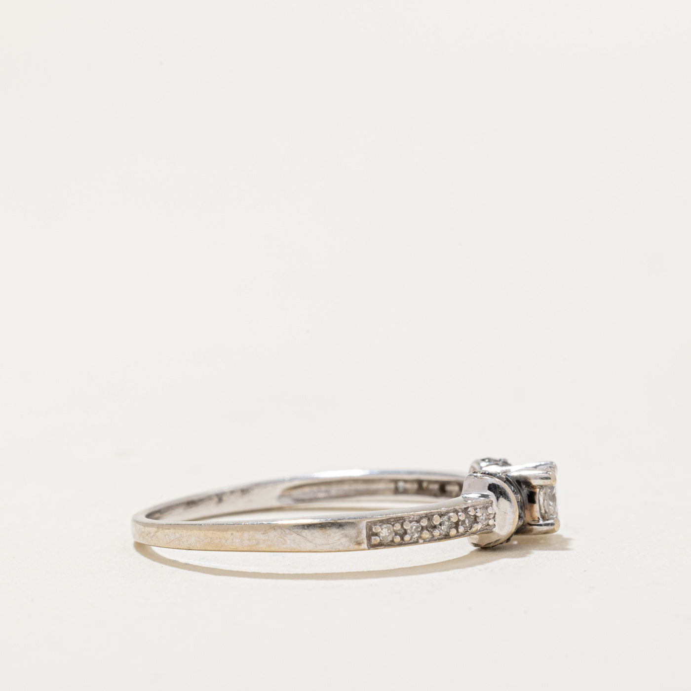 Black & White Diamond Ring | 0.04ctw, 0.18ctw | SZ 8.5 |