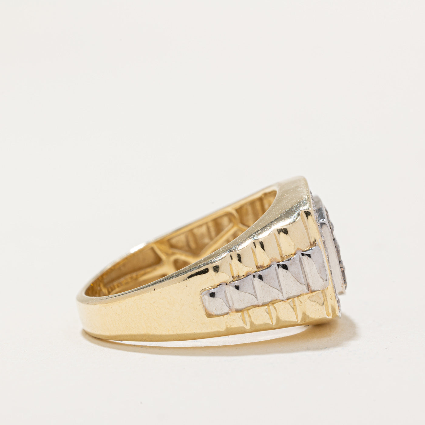 Light Brown & White Diamond Ring | 0.48ctw, 0.16ctw | SZ 9.5 |