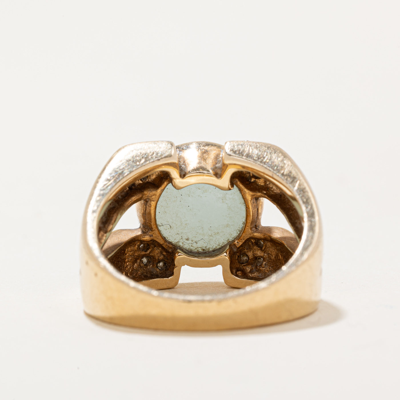 Jadeite & Diamond Cocktail Ring | 5.50ct, 0.06ctw | SZ 7 |