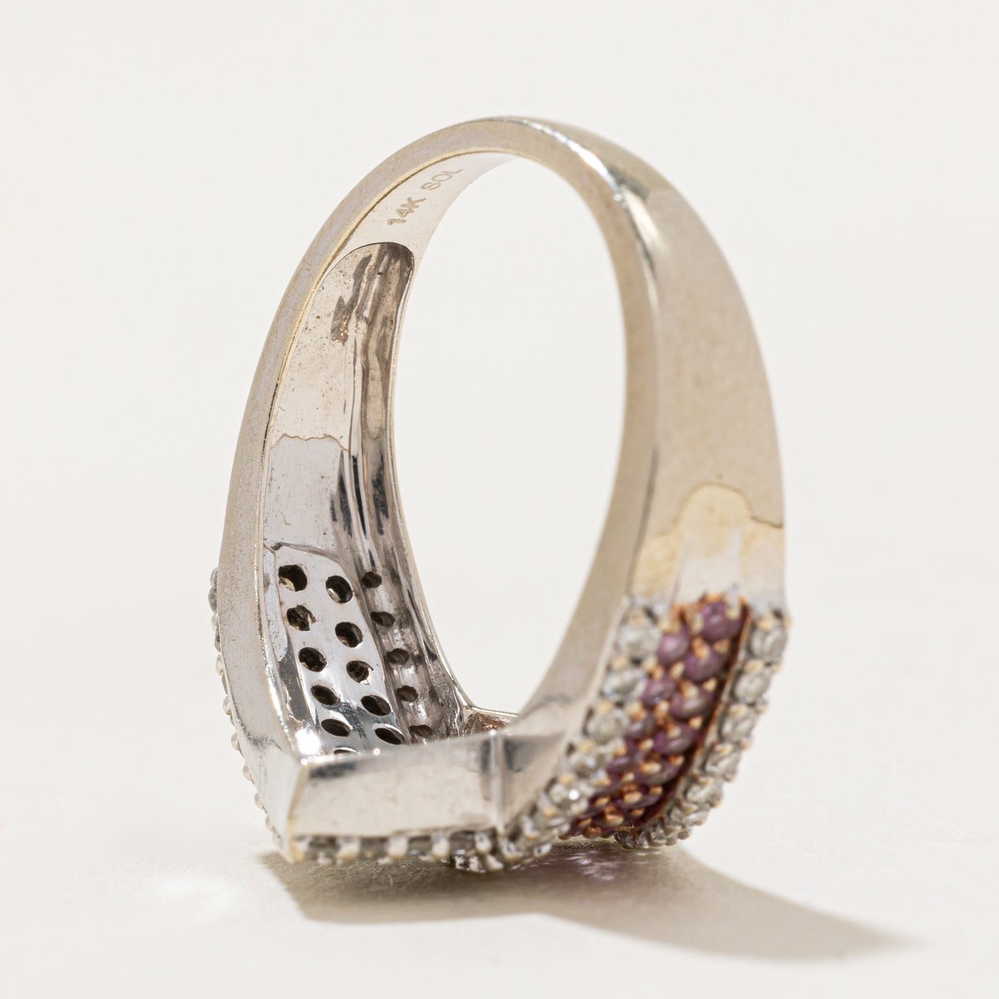 Multi Gemstone Bypass Ring | 0.57ctw | SZ 6.75 |