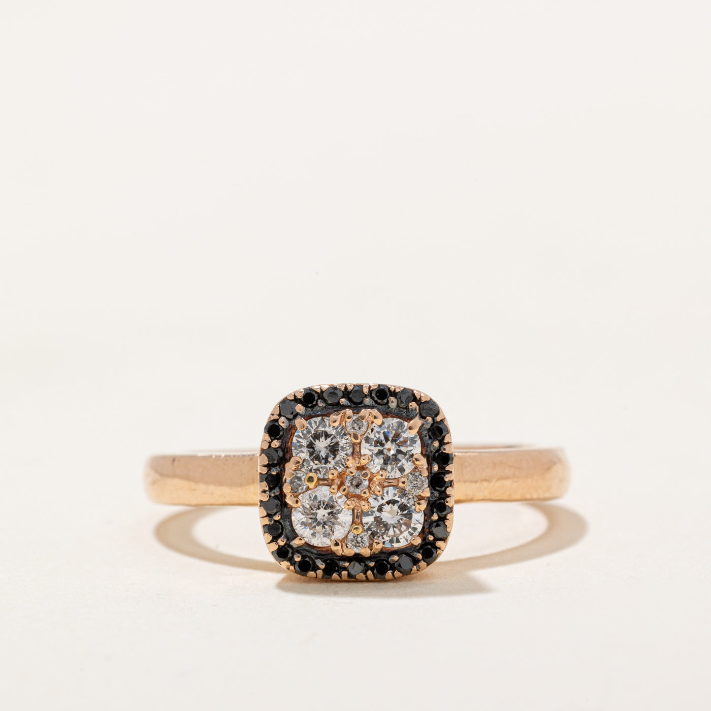 Black & White Diamond Ring | 0.022ctw, 0.38ctw | SZ 7 |