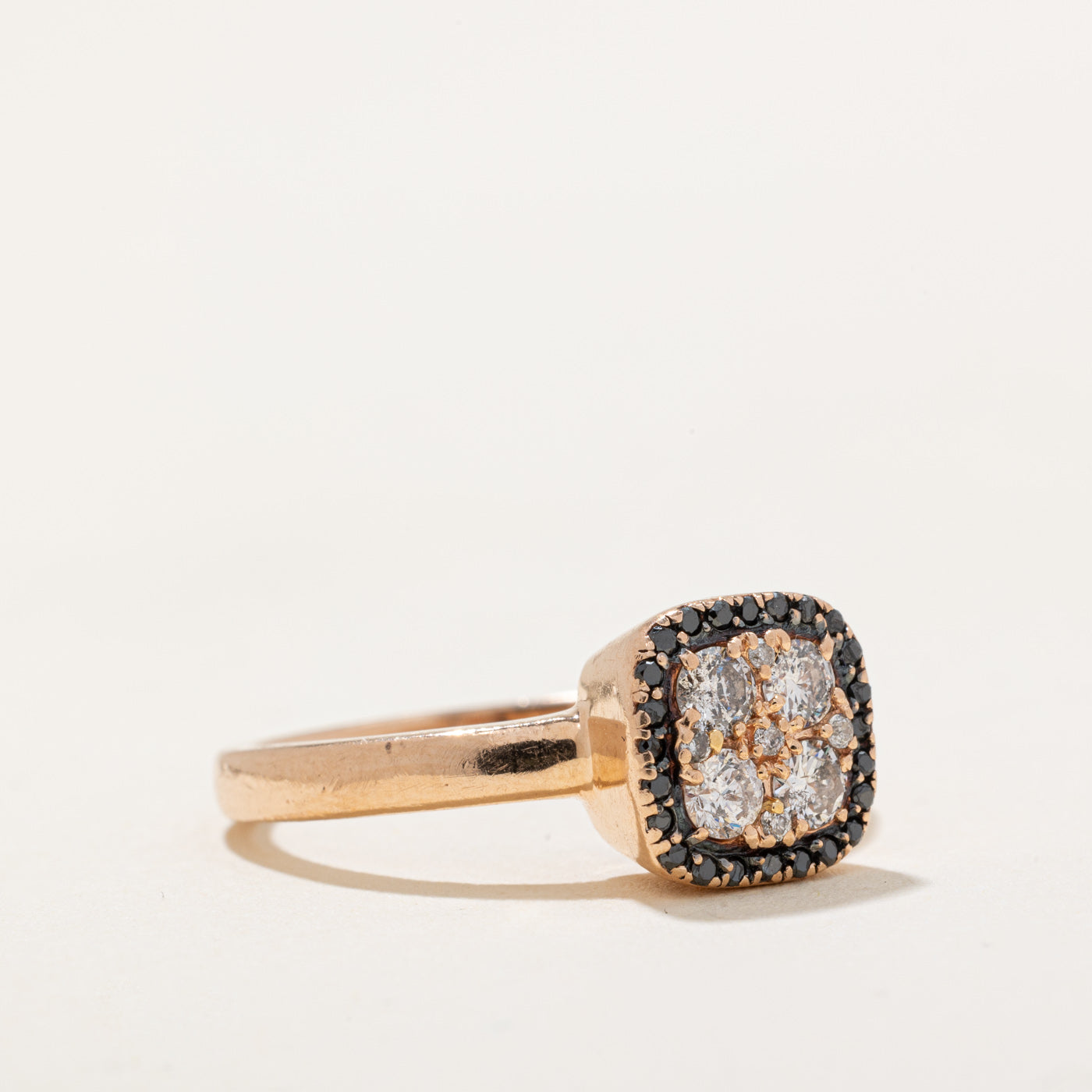 Black & White Diamond Ring | 0.022ctw, 0.38ctw | SZ 7 |